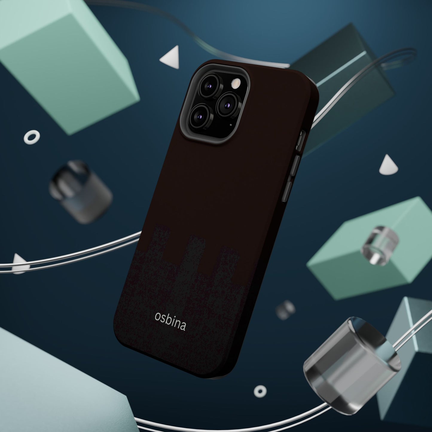 osbina | MagSafe compatible for iPhone | The Onyx Phone Case | Modern Man Collection