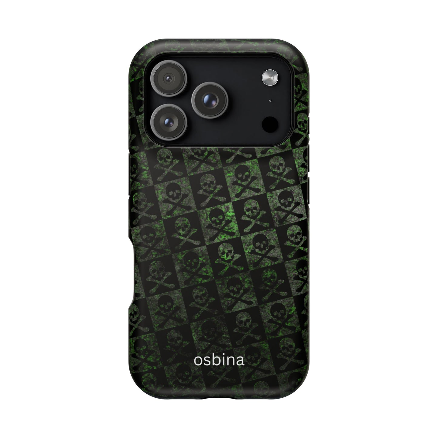 osbina | MagSafe compatible for iPhone | Skull & Crossbones Phone Case | Season Collective Collection