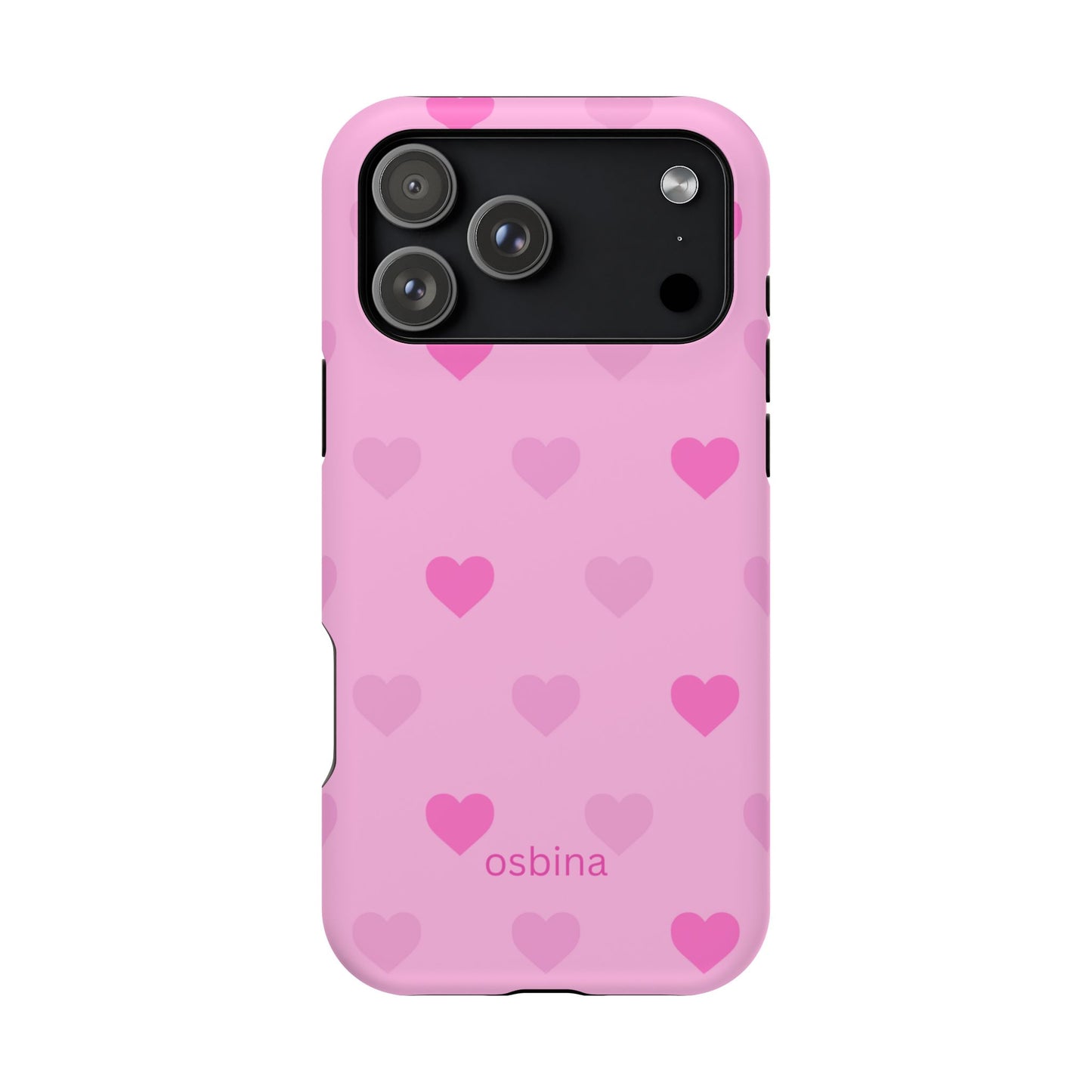 osbina | MagSafe compatible for iPhone | The Blushing Hearts Case | YAYOU Collection Supporting Shine Like Sable