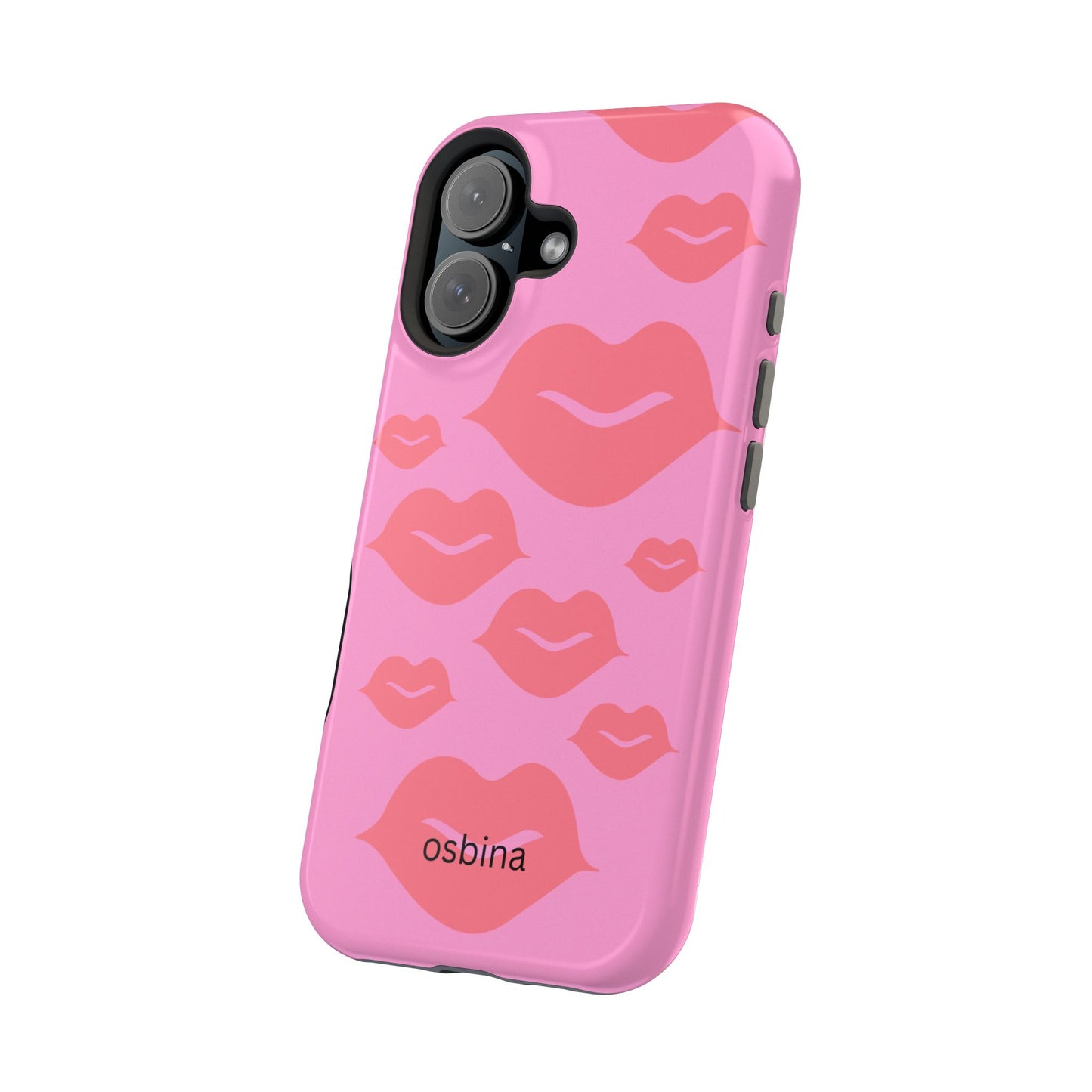 osbina | MagSafe compatible for iPhone | Besos Hot Lips Phone Case | Modern Muse Collection