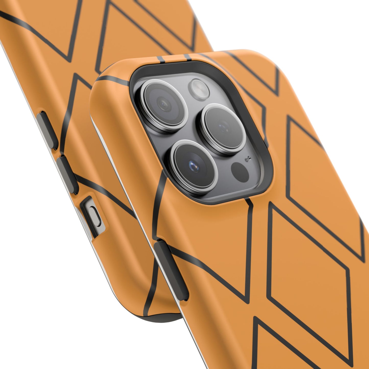osbina | MagSafe Compatible for iPhone | Diamonds Are Your Phone’s Best Friend — The Orange + Black Diamond Case | The Season Collective