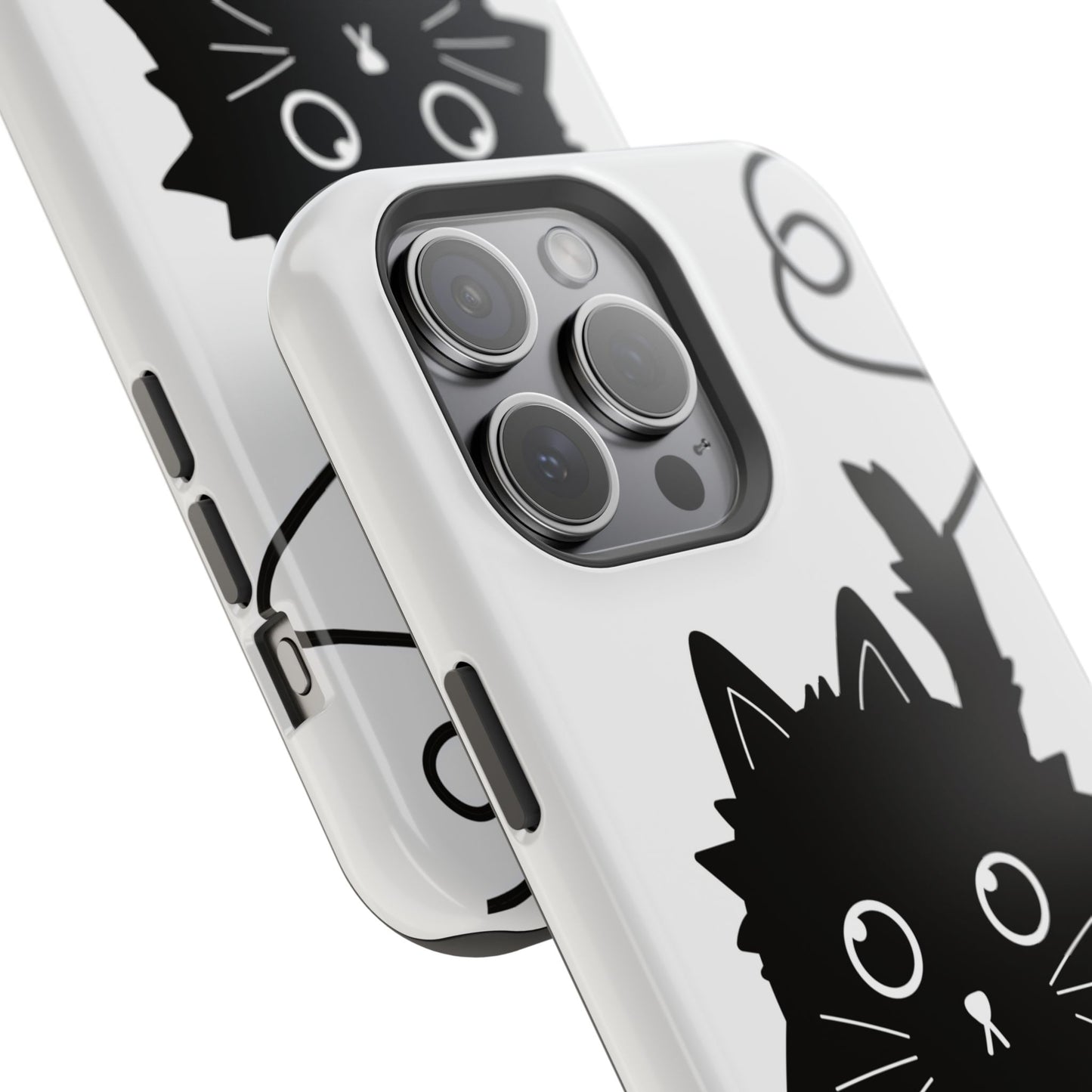osbina | MagSafe compatible for iPhone | Midnight Couture Cat Phone Case | Season Collective Collection