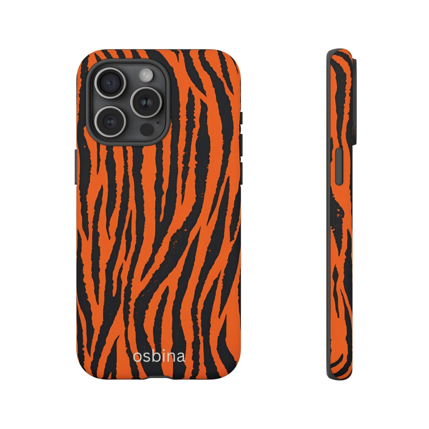 osbina | Tiger, But Make It Chic — The Bengal Stripe Case in Orange + Black | The Season Collective