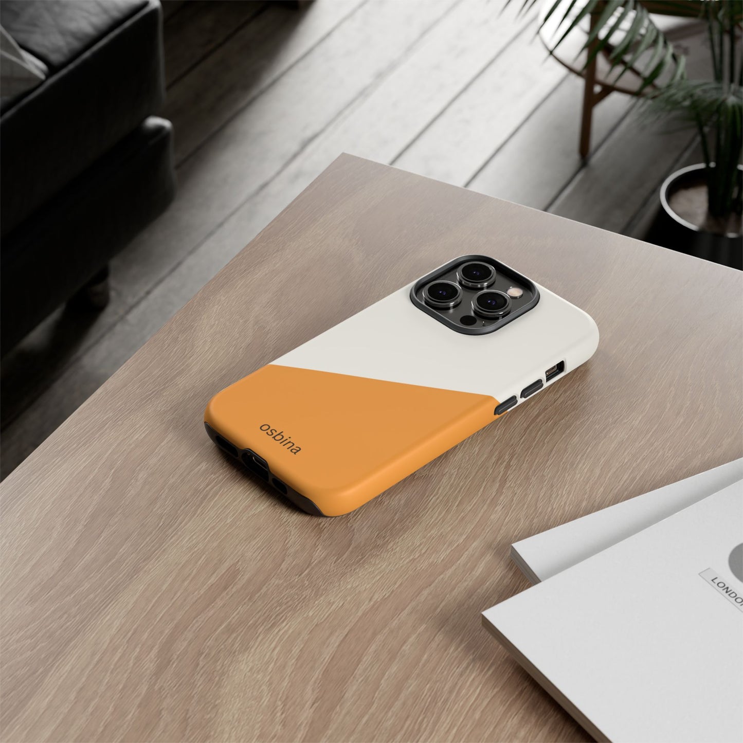 osbina | Divide & Conquer — The Orange + White Split Diagonal Case | The Season Collective