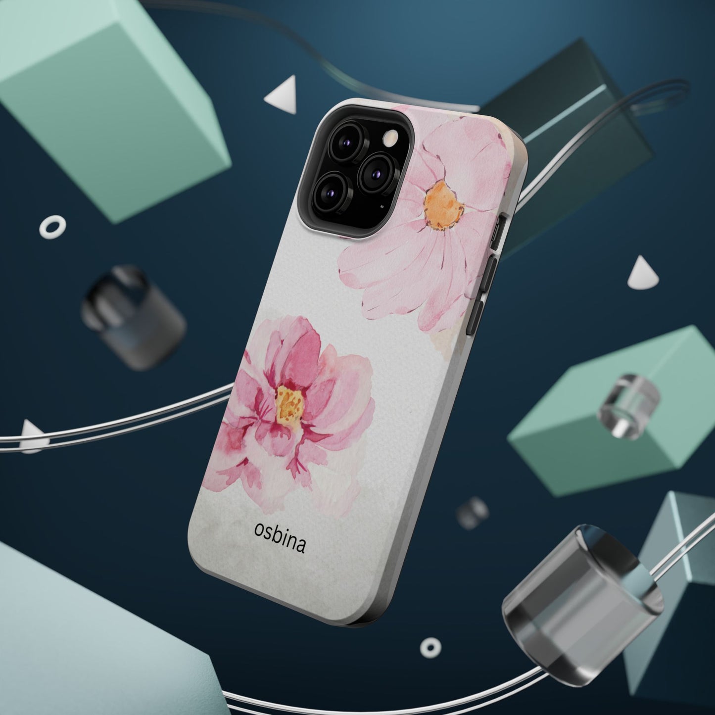 osbina | MagSafe compatible for iPhone | Bloom Haven Phone Case | Modern Muse Collection