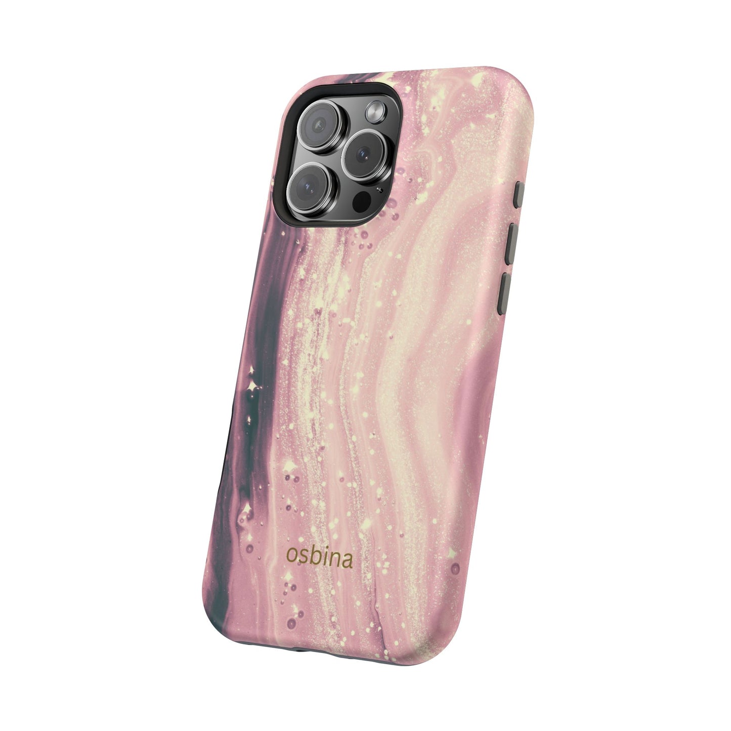 osbina | MagSafe compatible for iPhone | The Amethyst Glow Phone Case | Modern Muse Collection