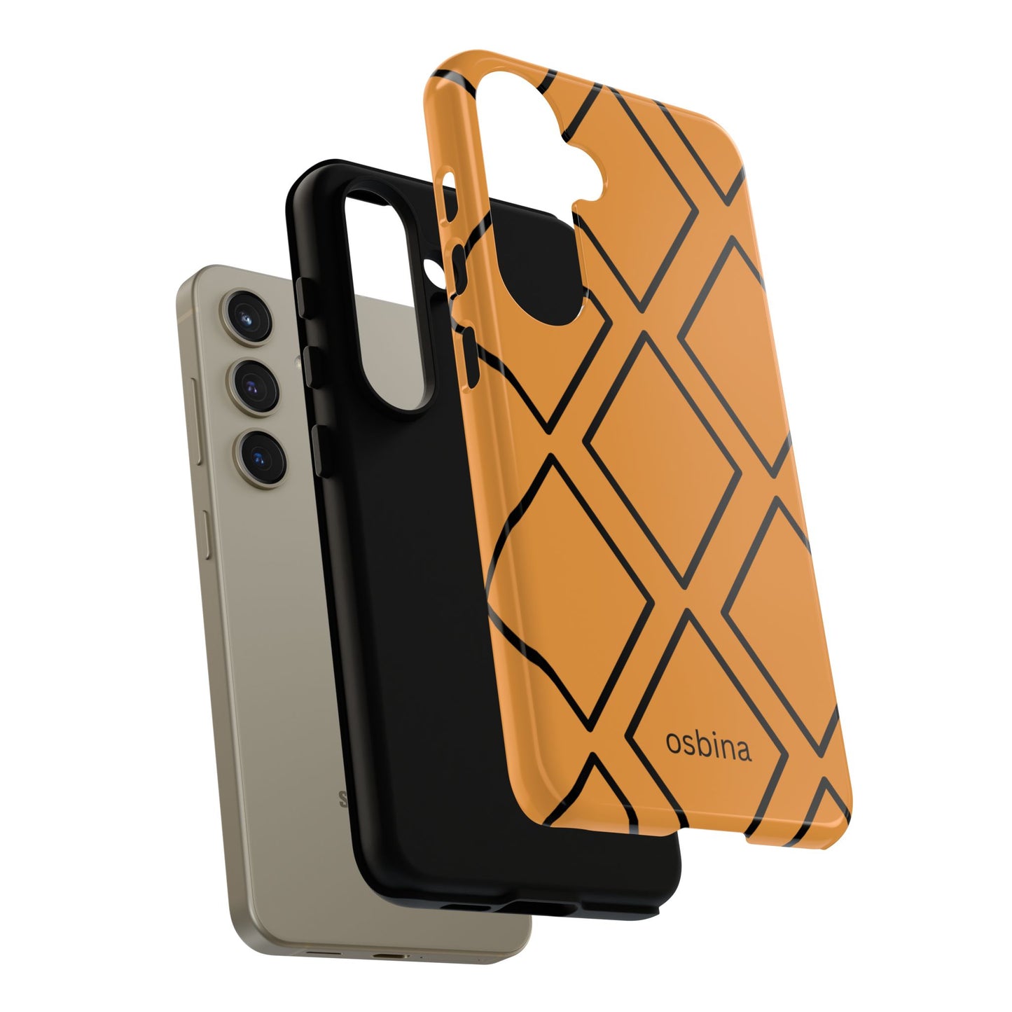 osbina | Diamonds Are Your Phone’s Best Friend — The Orange + Black Diamond Case | The Season Collective