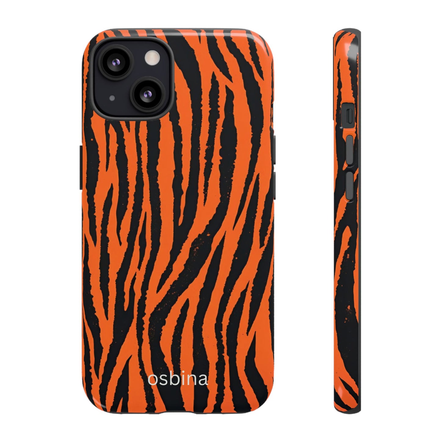 osbina | Tiger, But Make It Chic — The Bengal Stripe Case in Orange + Black | The Season Collective