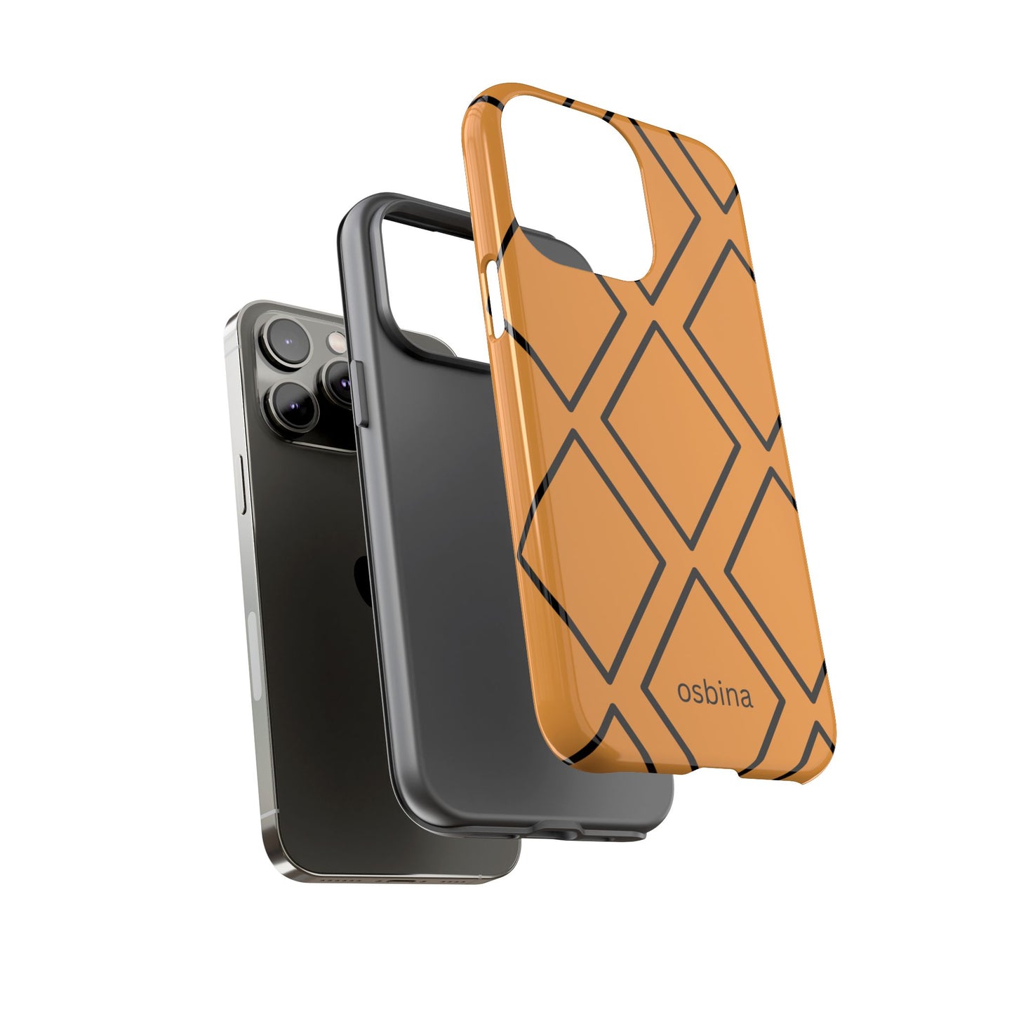 osbina | Diamonds Are Your Phone’s Best Friend — The Orange + Black Diamond Case | The Season Collective