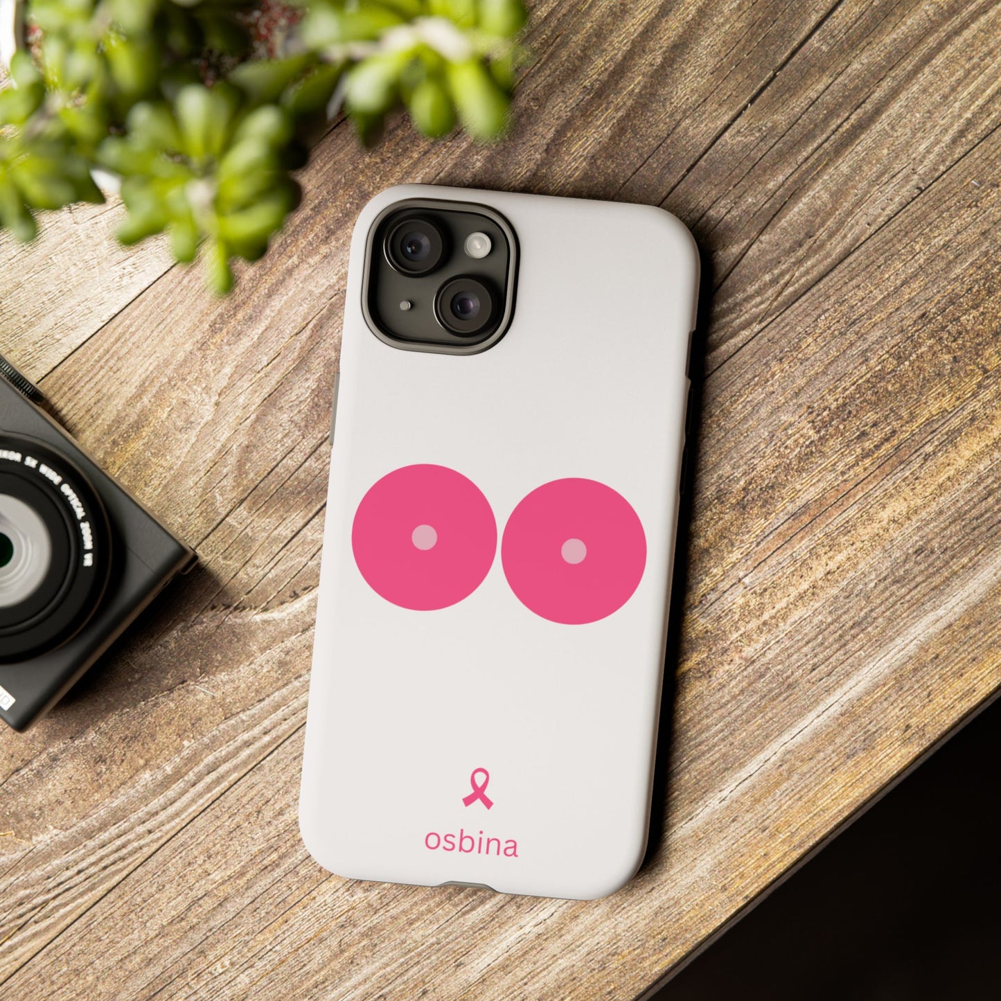 osbina | Limited Edition The Check Your Tatas Case in Light Pink + Soft Pink + Hot Pink | The Pink October Collection | Inspired By