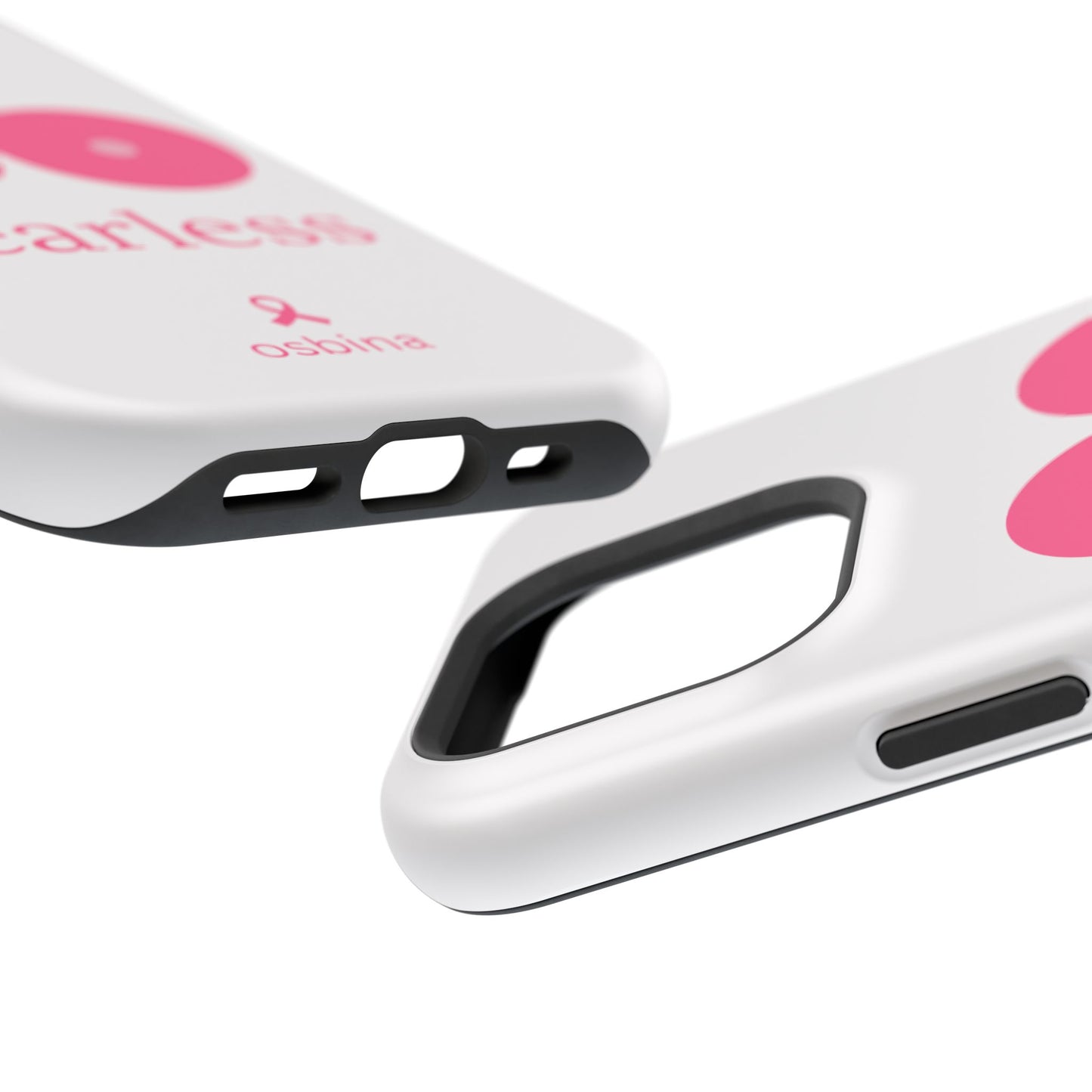 osbina | MagSafe compatible for iPhone | Limited Edition The Fearless Tatas Case in Light Pink + Soft Pink + Hot Pink | The Pink October Collection | Inspired By