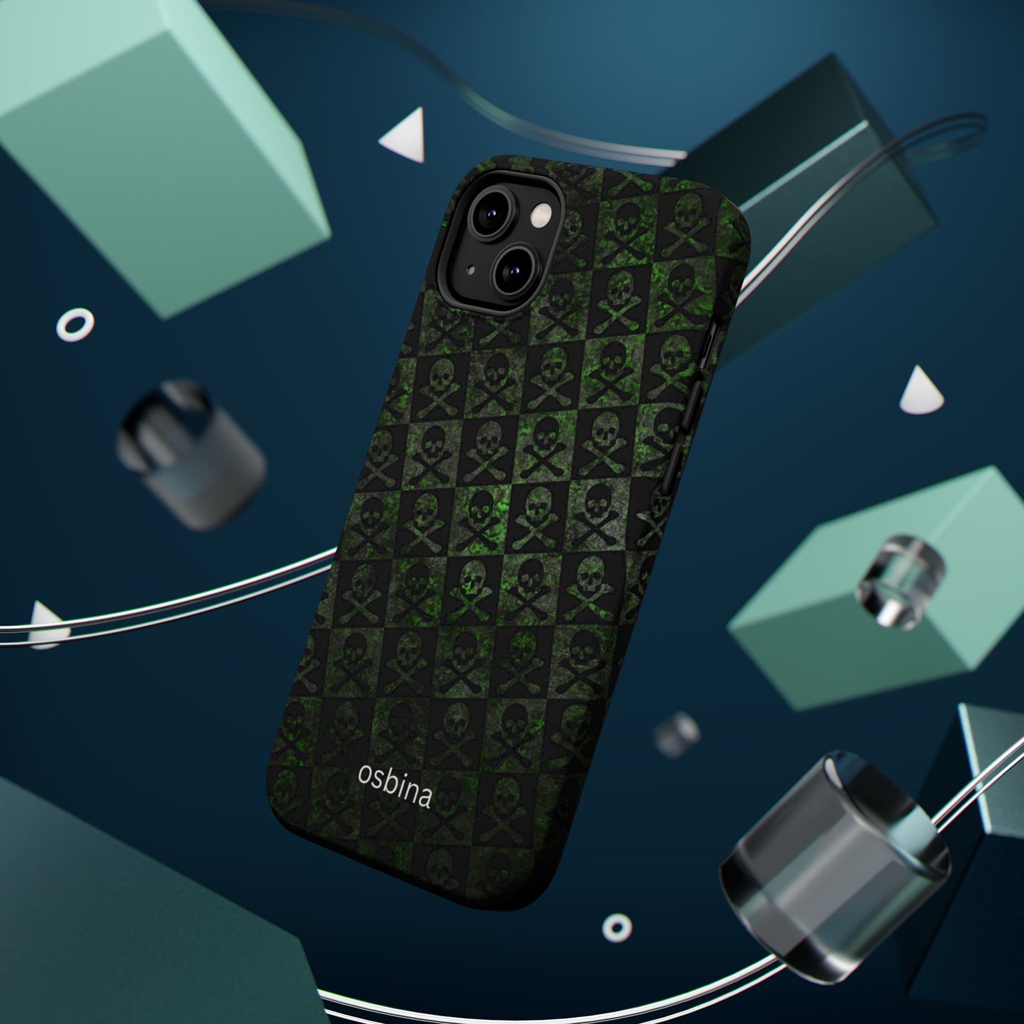 osbina | MagSafe compatible for iPhone | Skull & Crossbones Phone Case | Season Collective Collection
