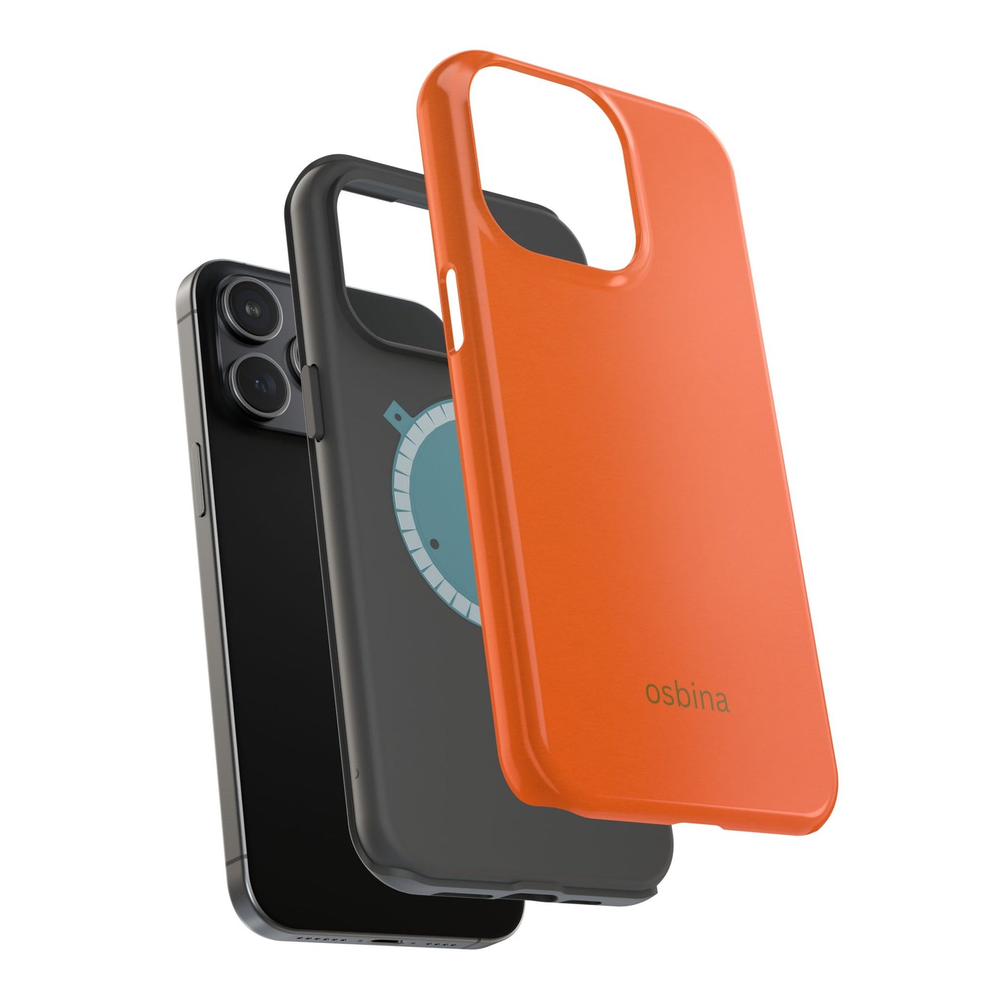 osbina | MagSafe compatible for iPhone | The Ember Phone Case | Modern Man Collection