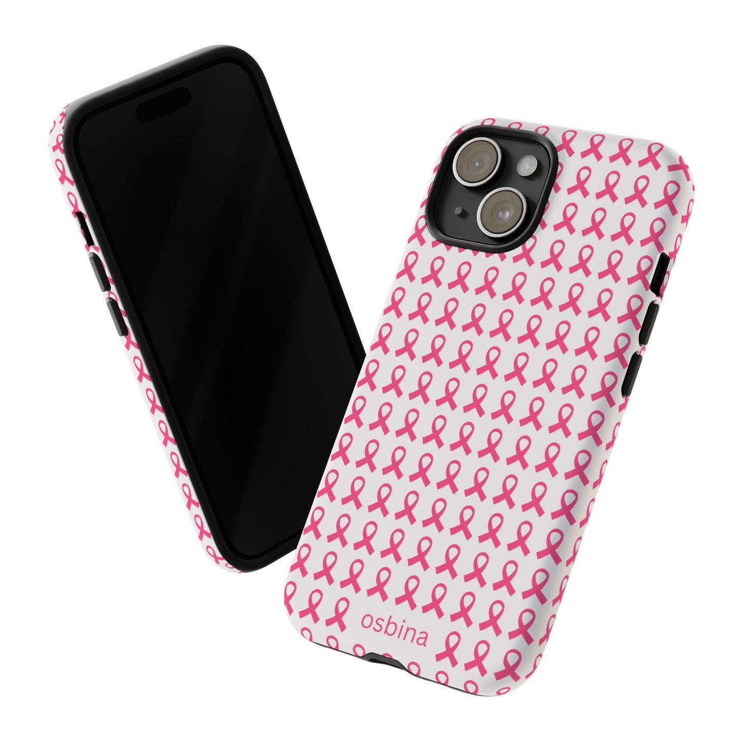 osbina | Limited Edition The Side by Side Pink Ribbon Case in Light Pink + Soft Pink + Hot Pink | The Pink October Collection | Inspired By