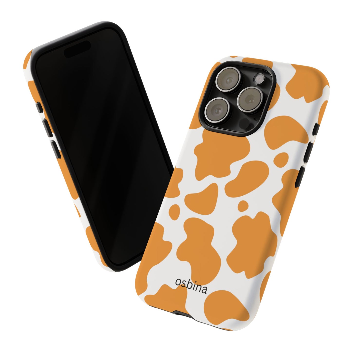 osbina | Holy Cow, It’s Chic — The Orange Cow Print Case | The Season Collective