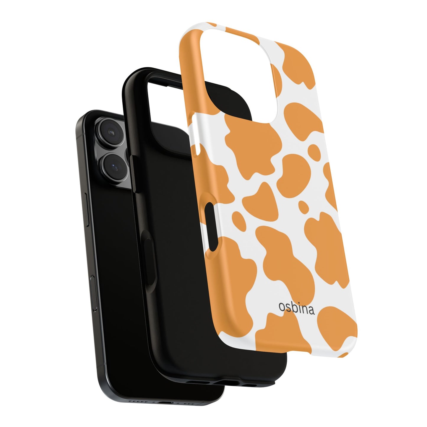 osbina | Holy Cow, It’s Chic — The Orange Cow Print Case | The Season Collective