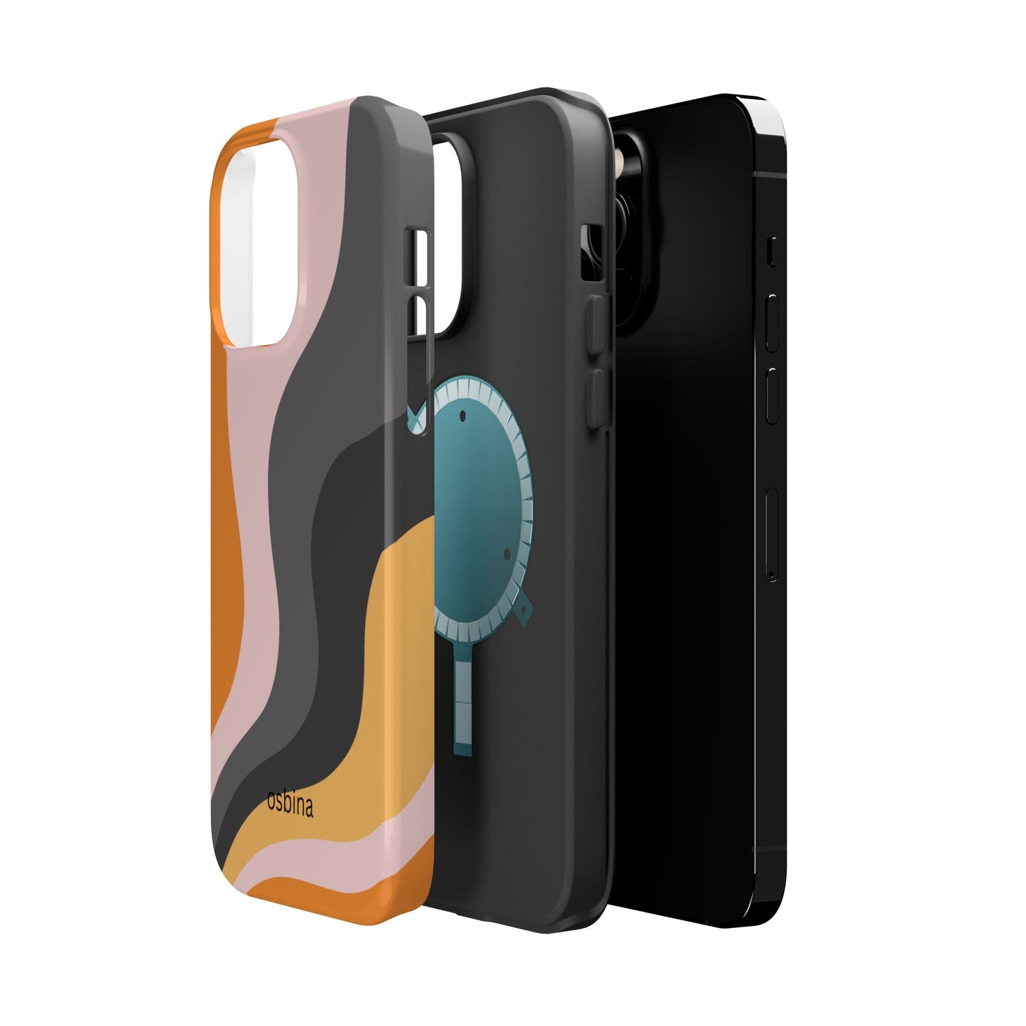 osbina | MagSafe Compatible for iPhone | The Case That Says “Fall, But Make It Fashion” | Retro Swirl Edition | The Season Collective