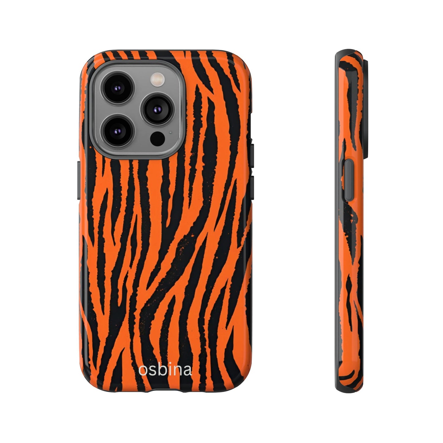 osbina | Tiger, But Make It Chic — The Bengal Stripe Case in Orange + Black | The Season Collective