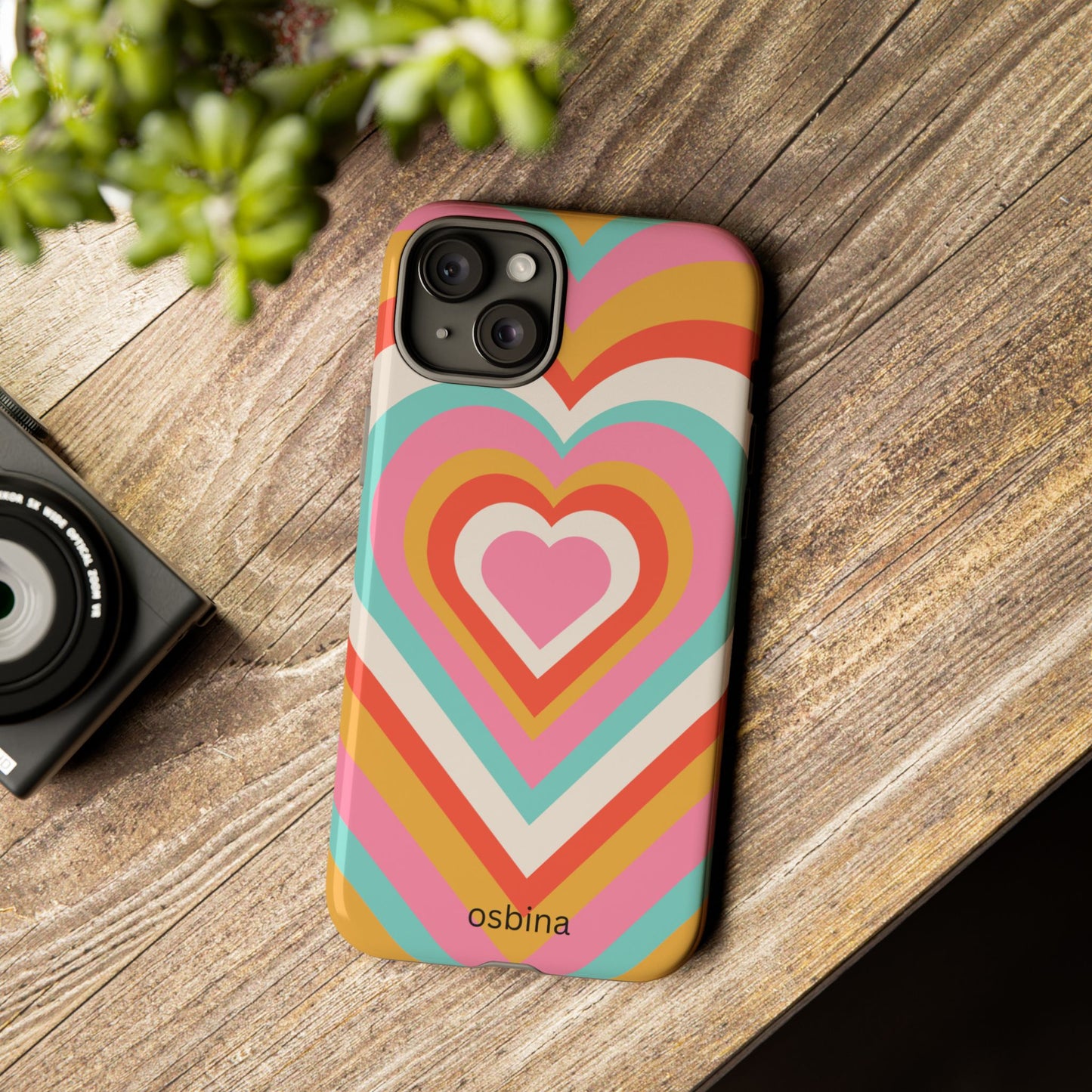 osbina | Heart Nouveau Phone Case | Modern Muse Collection
