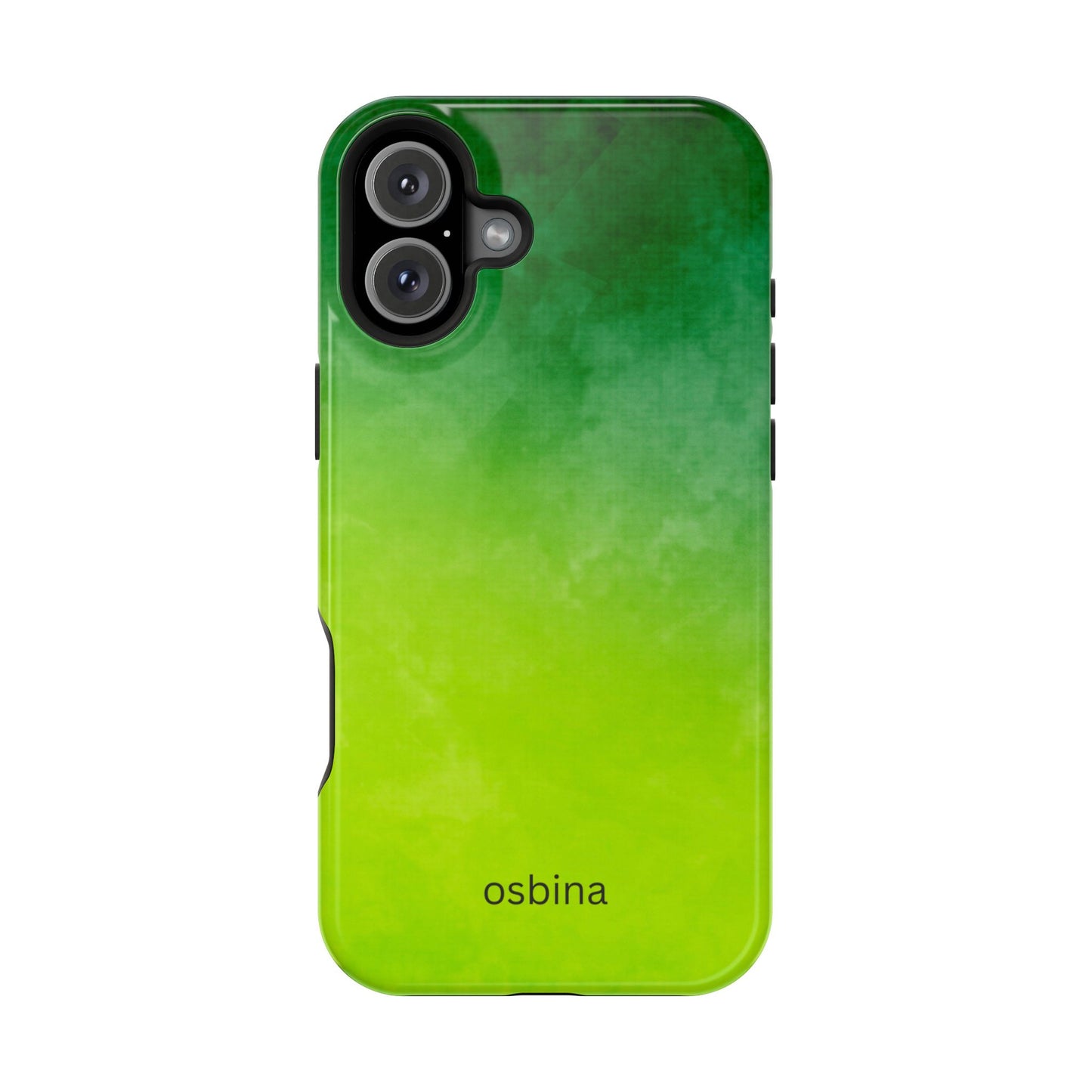 osbina | MagSafe compatible for iPhone | The Verde Glow Phone Case | Color Edit Collection