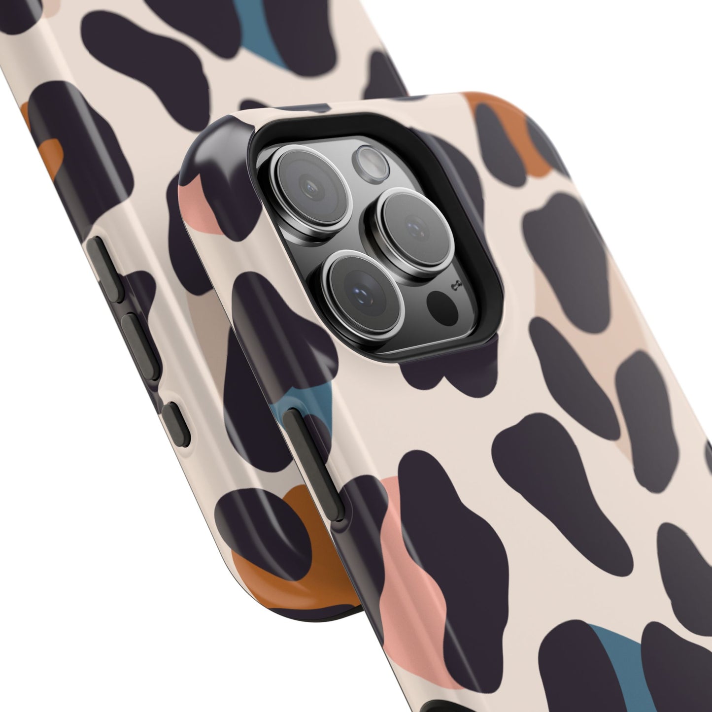 osbina | MagSafe compatible for iPhone | Leopard Luxe Color Pop Leopard Print Phone Case | Modern Muse Collection