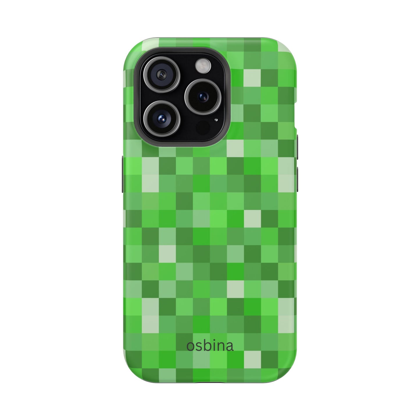 osbina | MagSafe compatible for iPhone | Mosaic Viridis Phone Case | Color Edit Collection