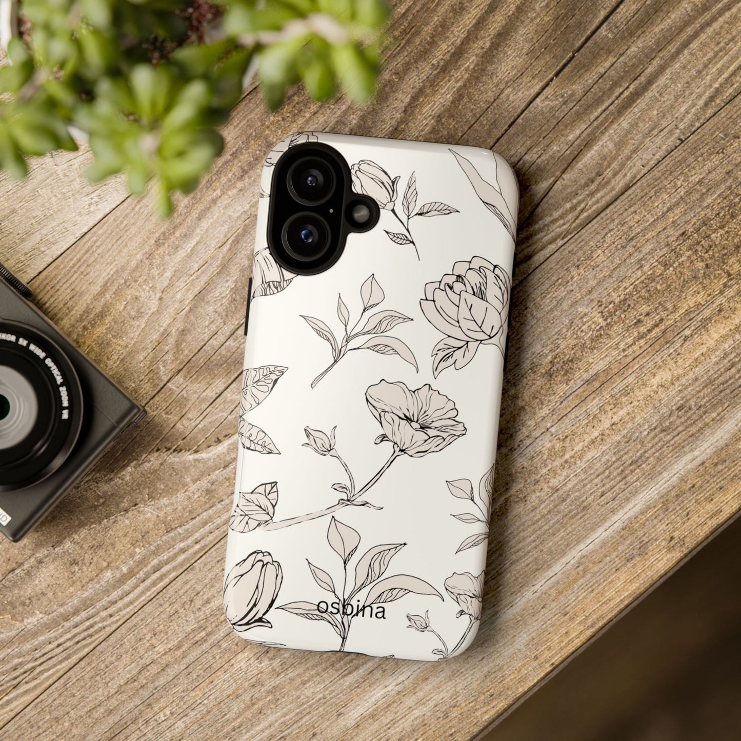 osbina | Silhouette Bloom Phone Case | Modern Muse Collection