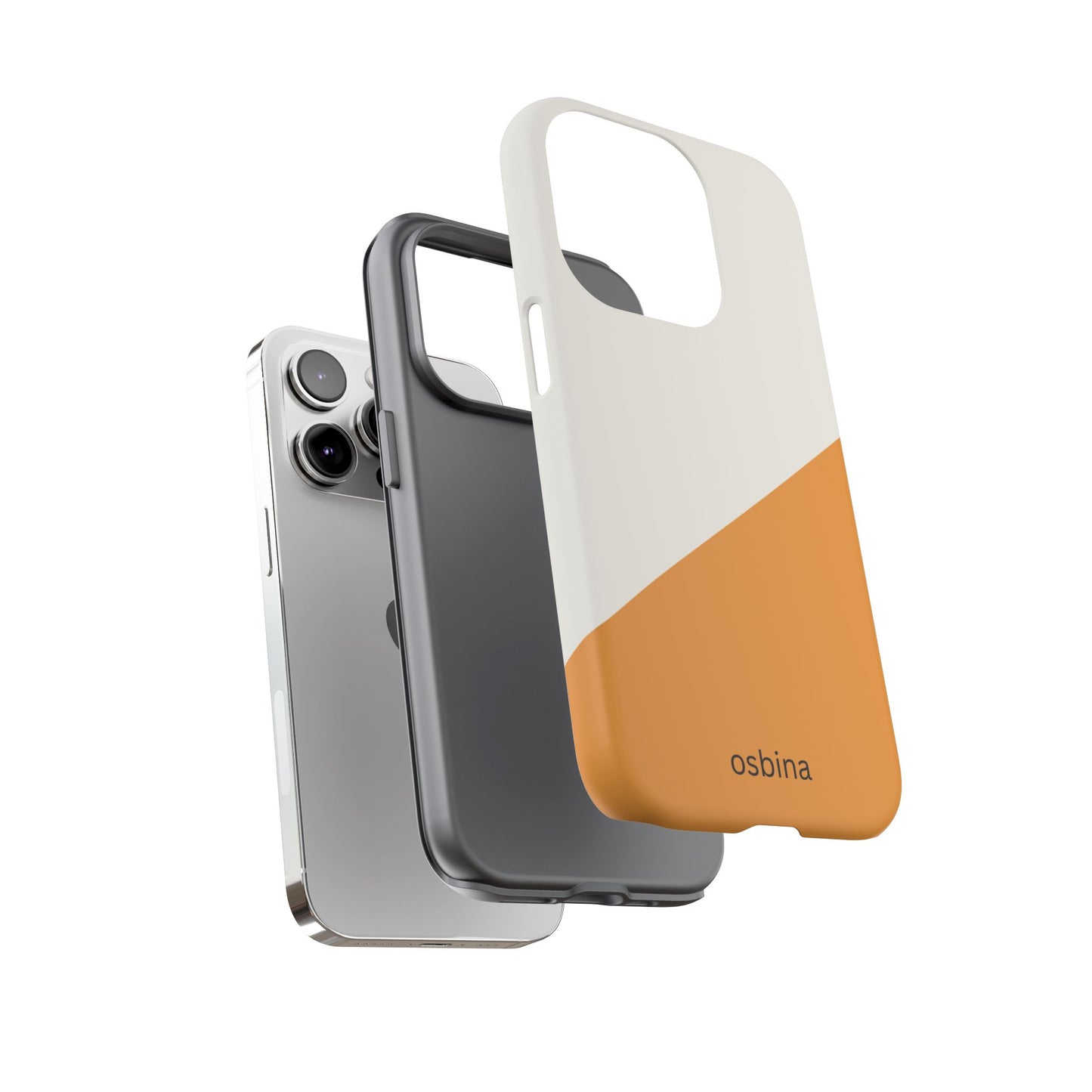 osbina | Divide & Conquer — The Orange + White Split Diagonal Case | The Season Collective