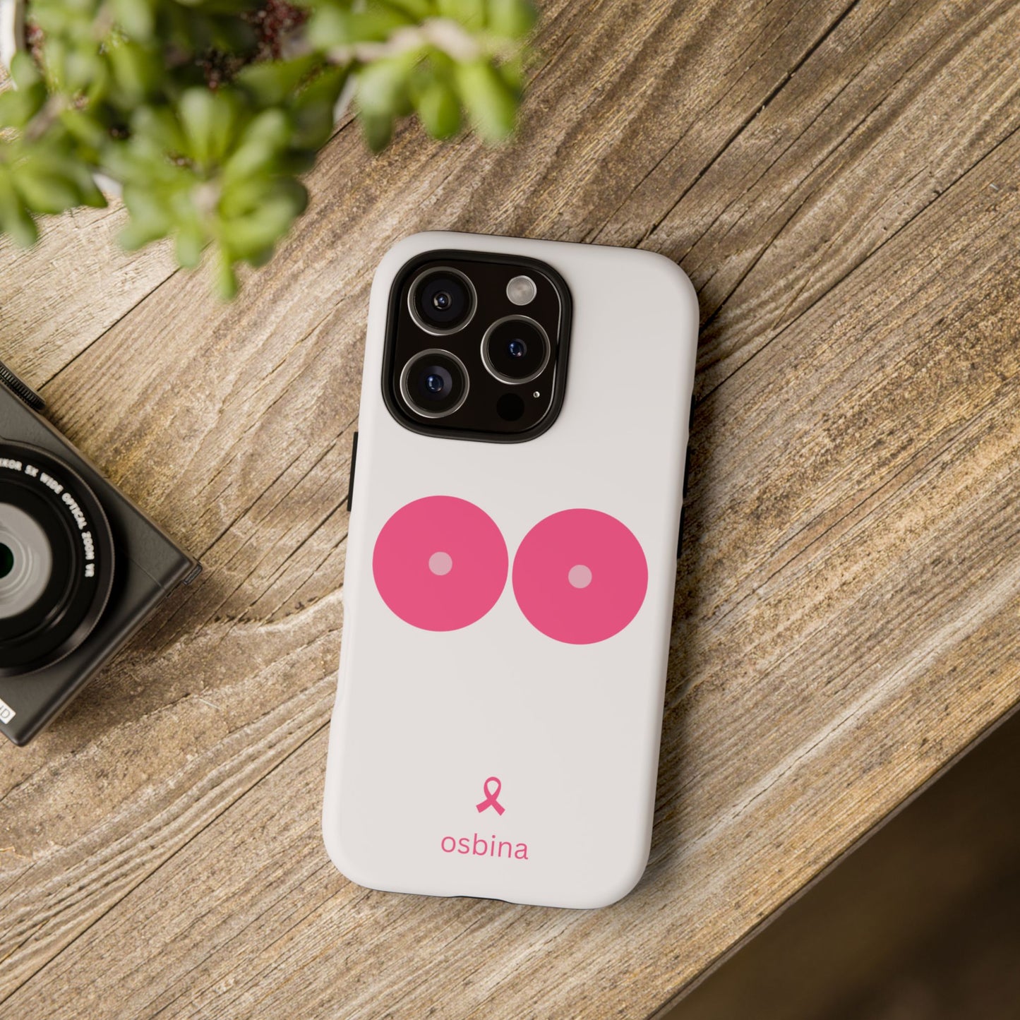 osbina | Limited Edition The Check Your Tatas Case in Light Pink + Soft Pink + Hot Pink | The Pink October Collection | Inspired By