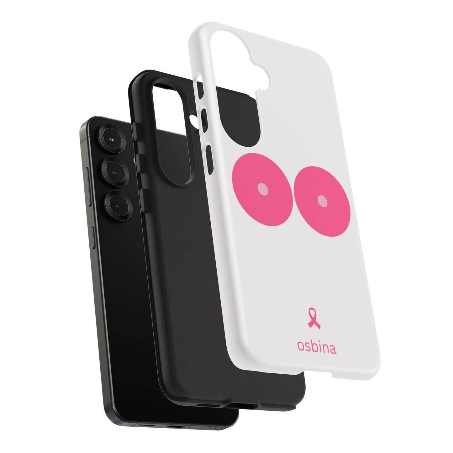osbina | Limited Edition The Check Your Tatas Case in Light Pink + Soft Pink + Hot Pink | The Pink October Collection | Inspired By