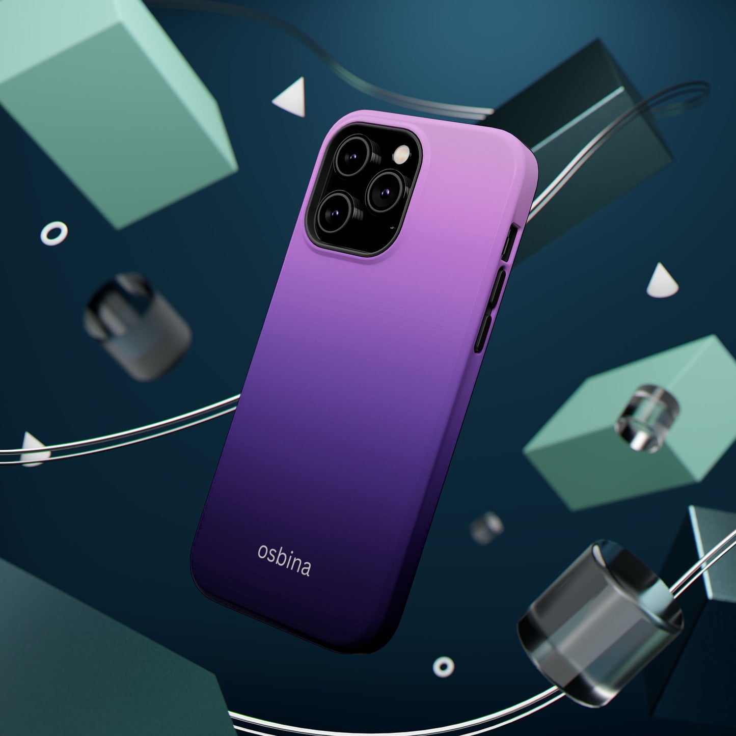osbina | MagSafe compatible for iPhone | The Violet Haze Phone Case | Color Edit Collection