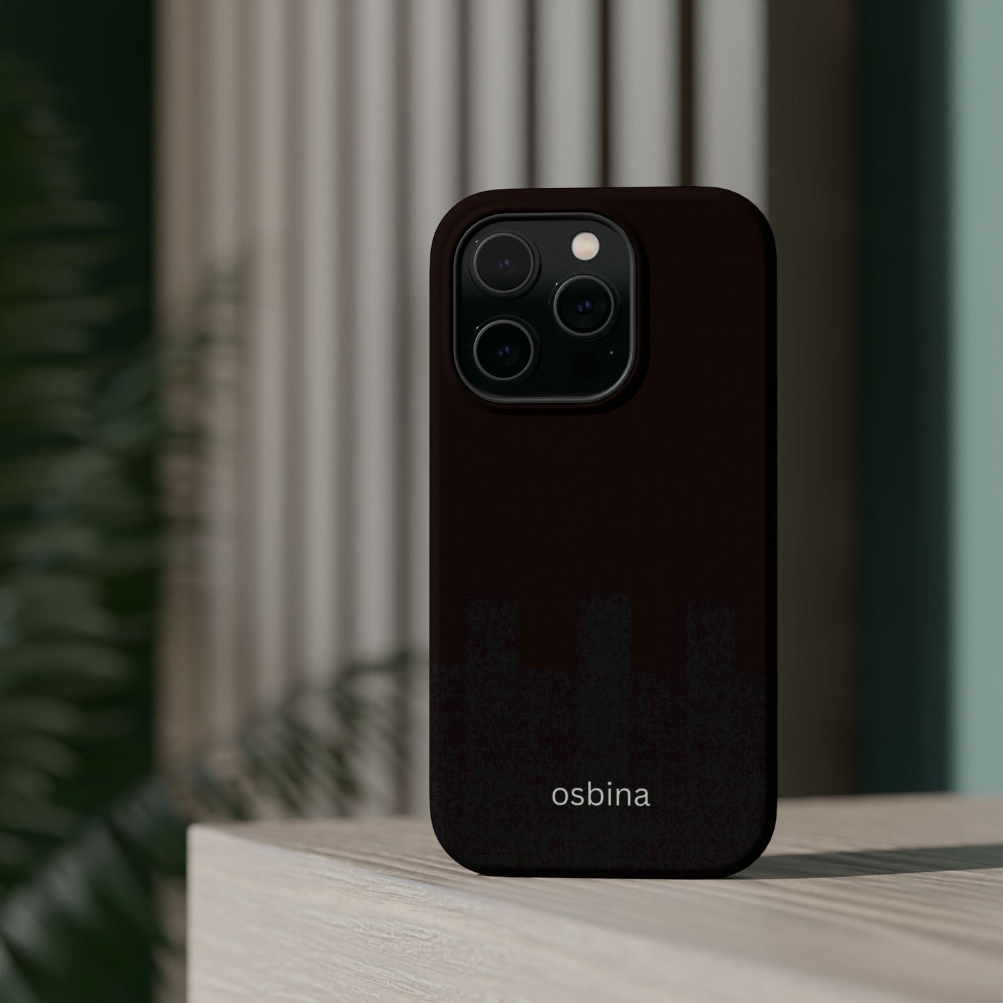 osbina | MagSafe compatible for iPhone | The Onyx Phone Case | Modern Man Collection