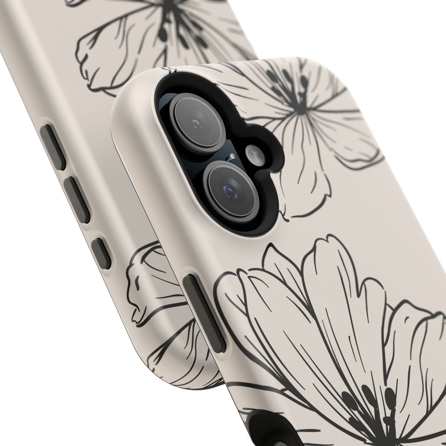 osbina | MagSafe compatible for iPhone | Poppy Whisper Phone Case | Modern Muse Collection