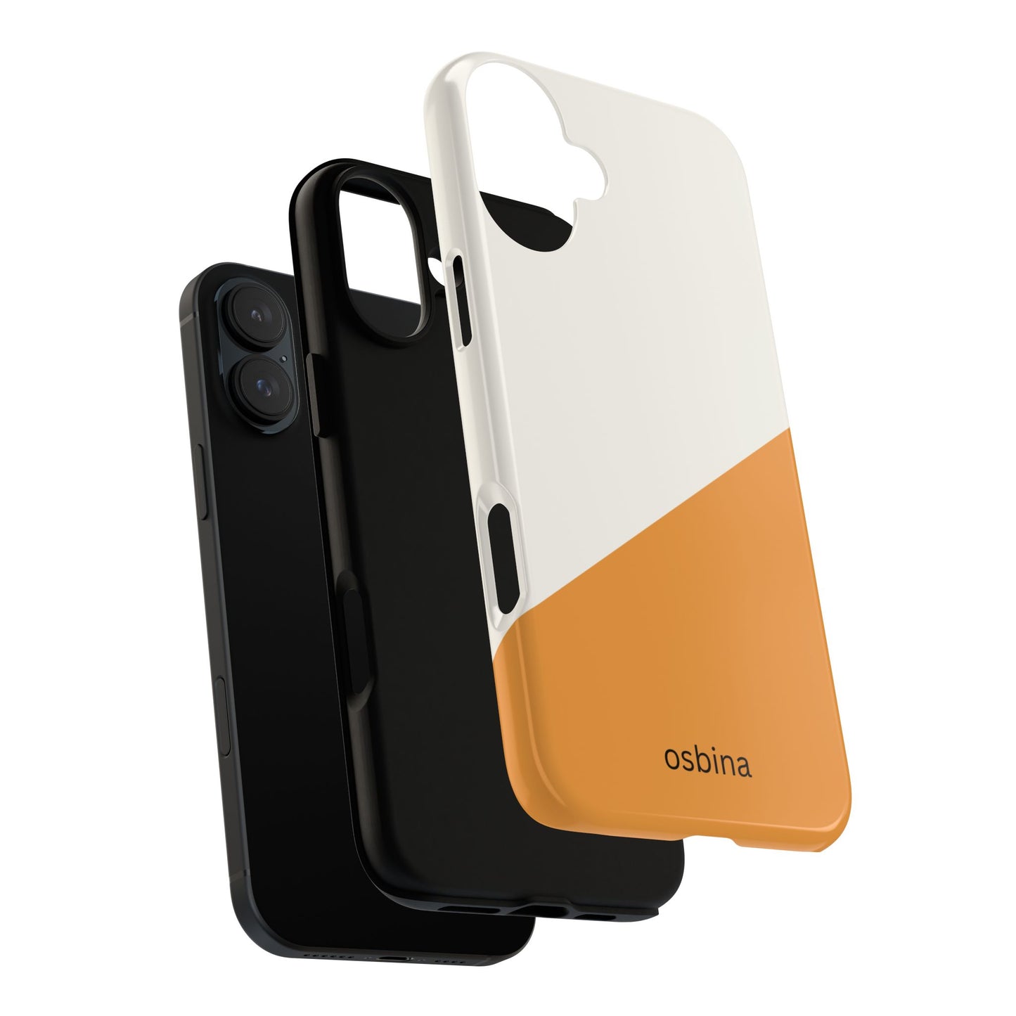 osbina | Divide & Conquer — The Orange + White Split Diagonal Case | The Season Collective