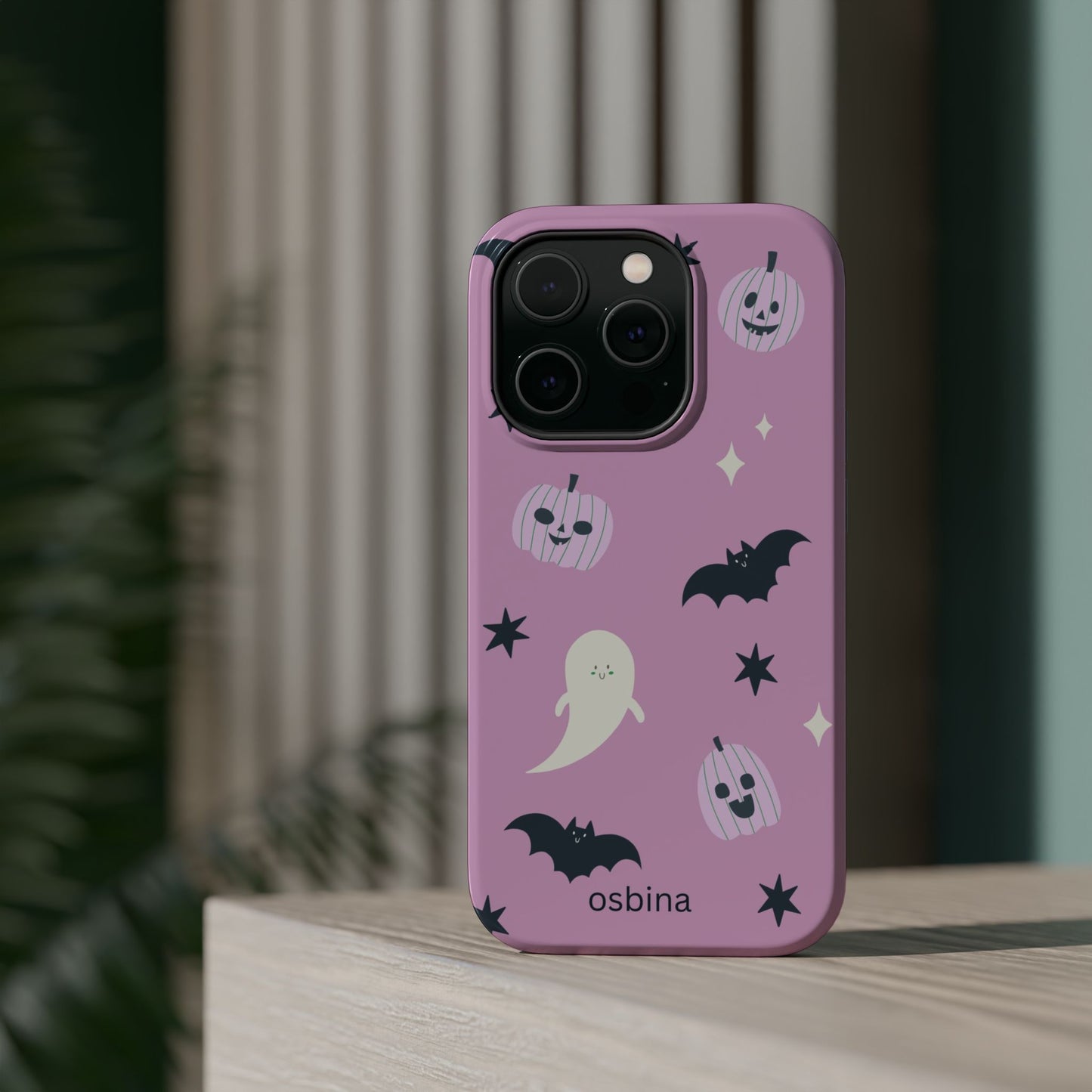 osbina | MagSafe compatible for iPhone | Blush Bewitched Limited Edition Spooky Chic Phone Case | Season Collective Collection