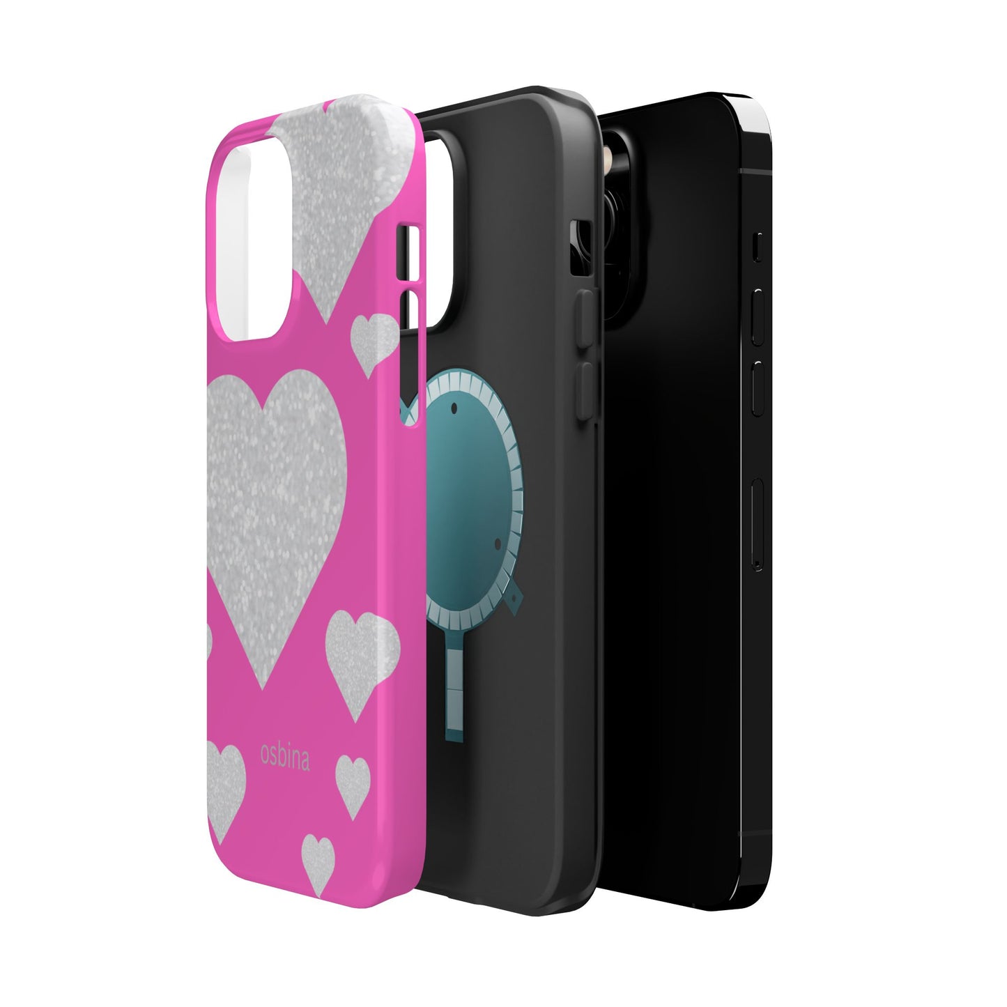 osbina | MagSafe compatible for iPhone | The Shimmering Love Case | YAYOU Collection Supporting Shine Like Sable