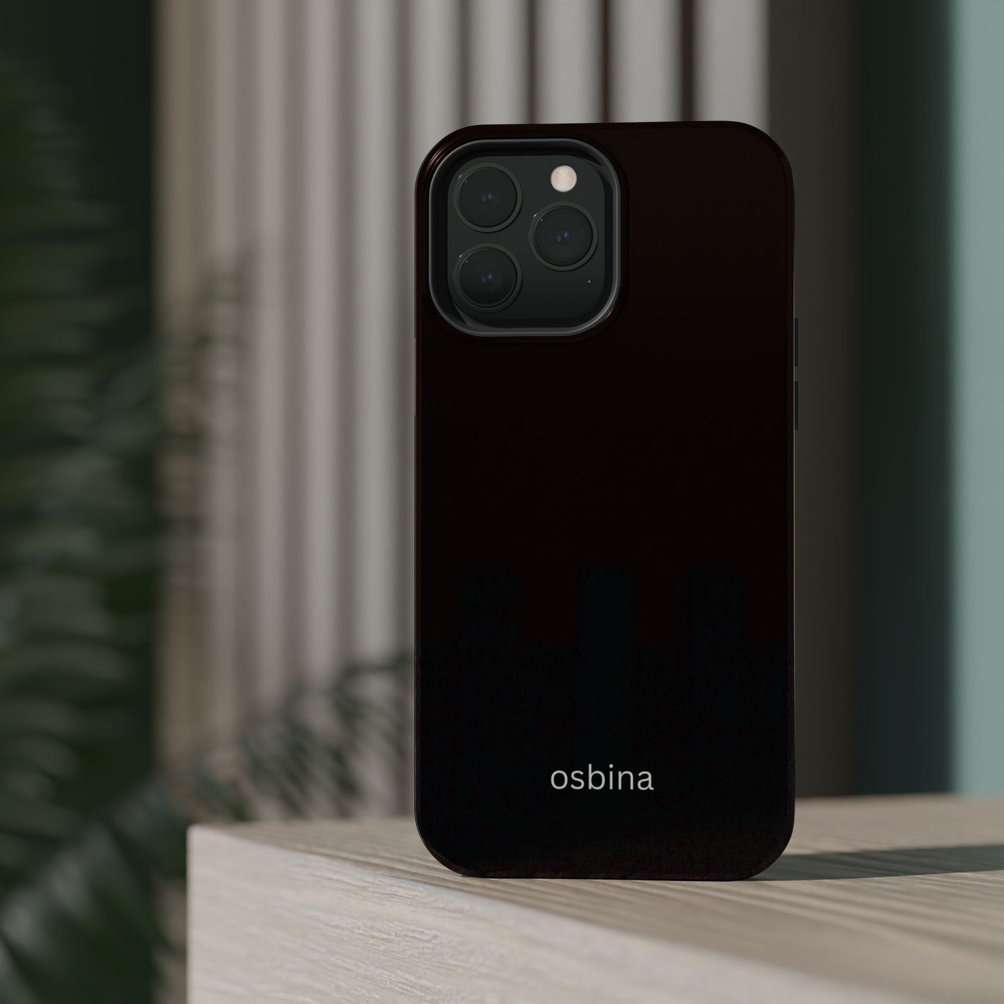osbina | MagSafe compatible for iPhone | The Onyx Phone Case | Modern Man Collection