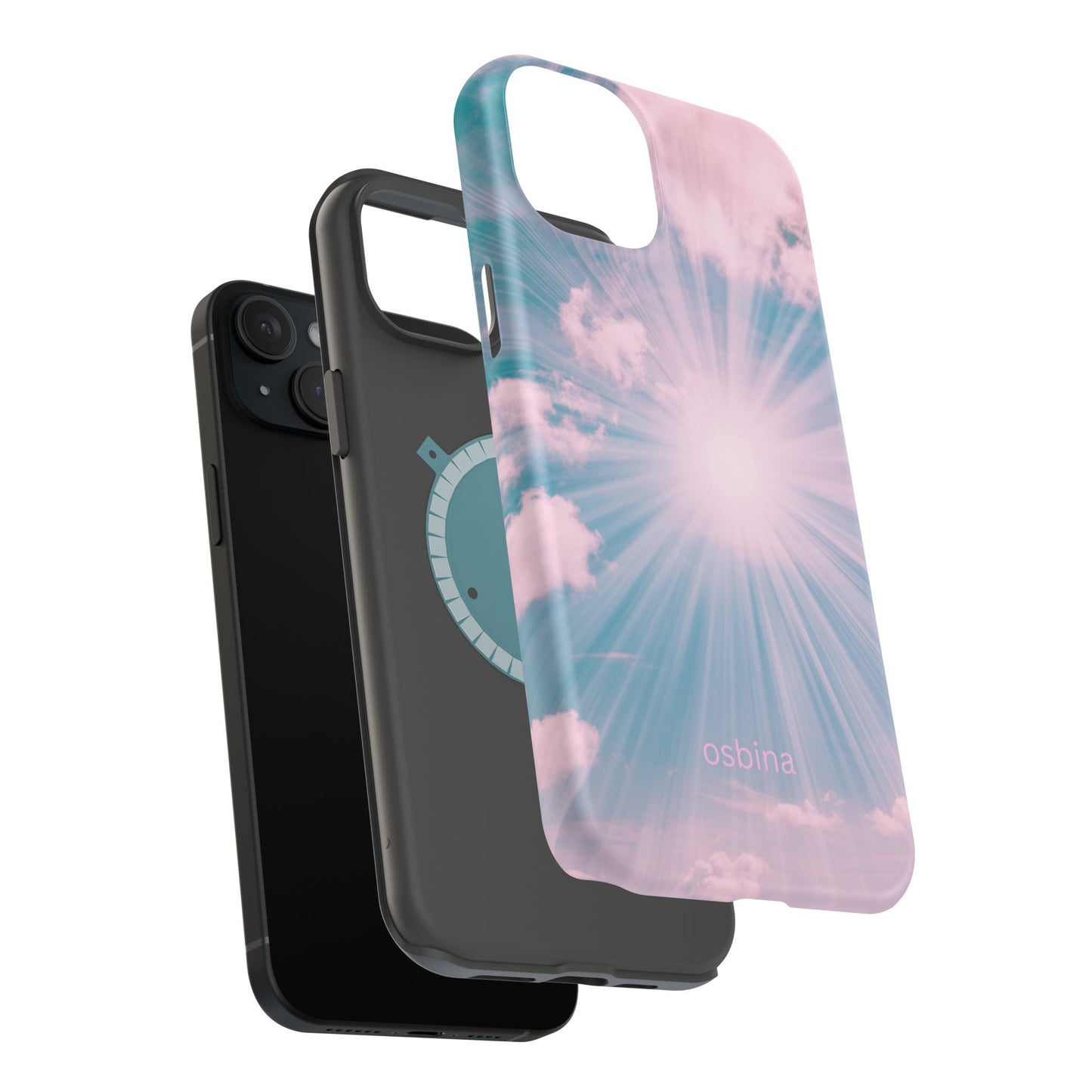 osbina | MagSafe compatible for iPhone | The Sunburst Skies Case | YAYOU Collection Supporting Shine Like Sable