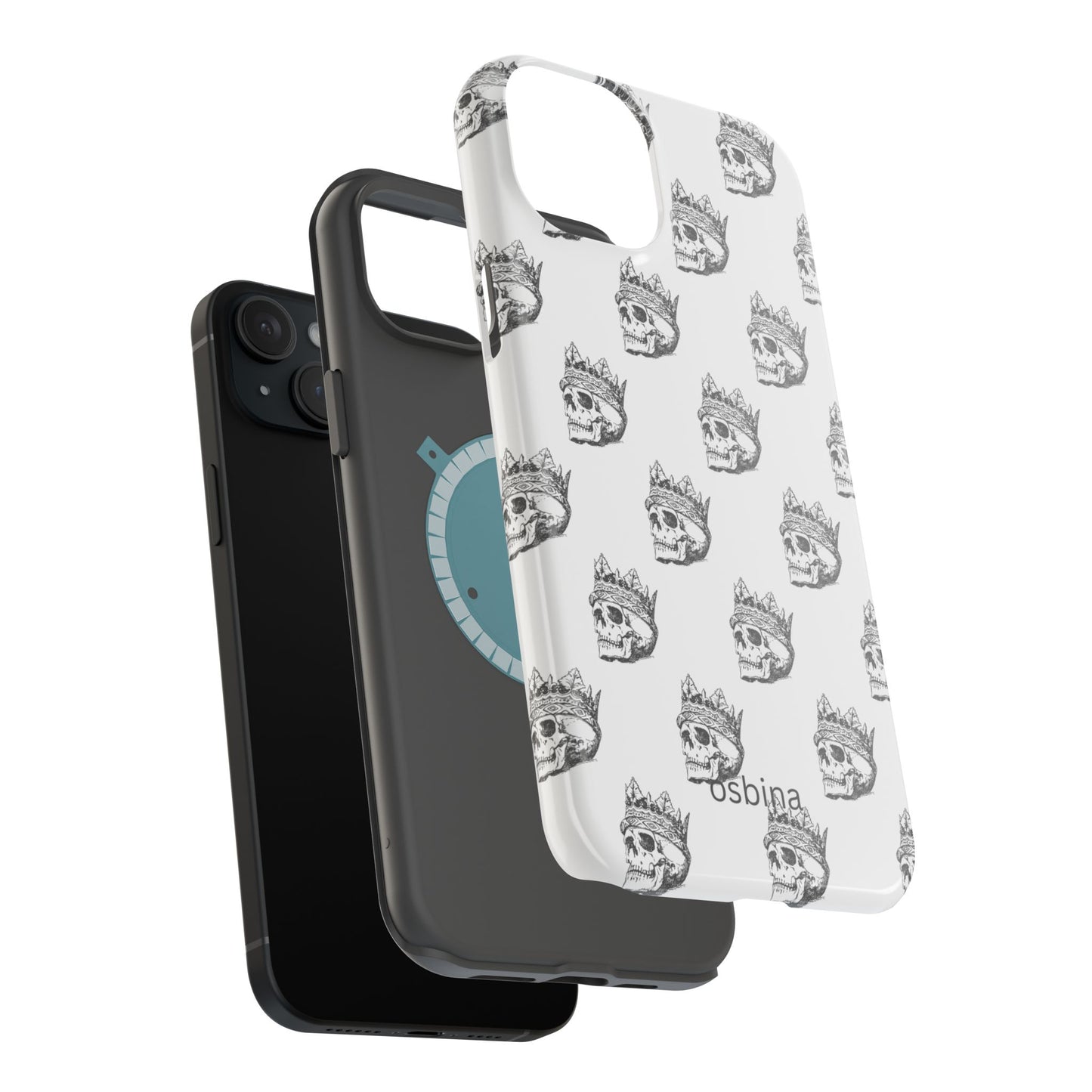 osbina | MagSafe compatible for iPhone | Skulls Royale Phone Case | Season Collective Collection