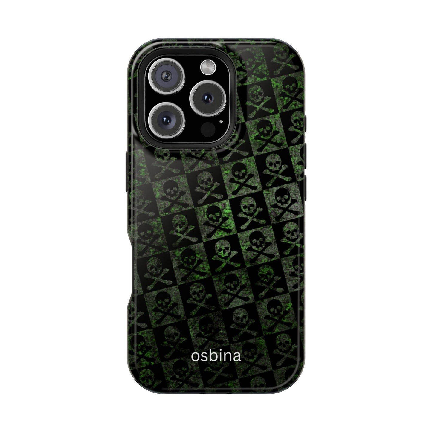 osbina | MagSafe compatible for iPhone | Skull & Crossbones Phone Case | Season Collective Collection