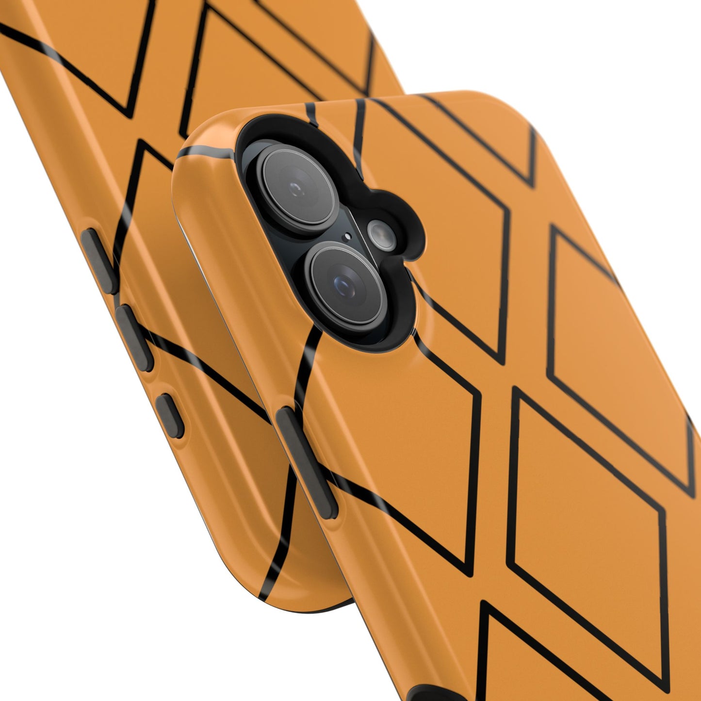 osbina | MagSafe Compatible for iPhone | Diamonds Are Your Phone’s Best Friend — The Orange + Black Diamond Case | The Season Collective