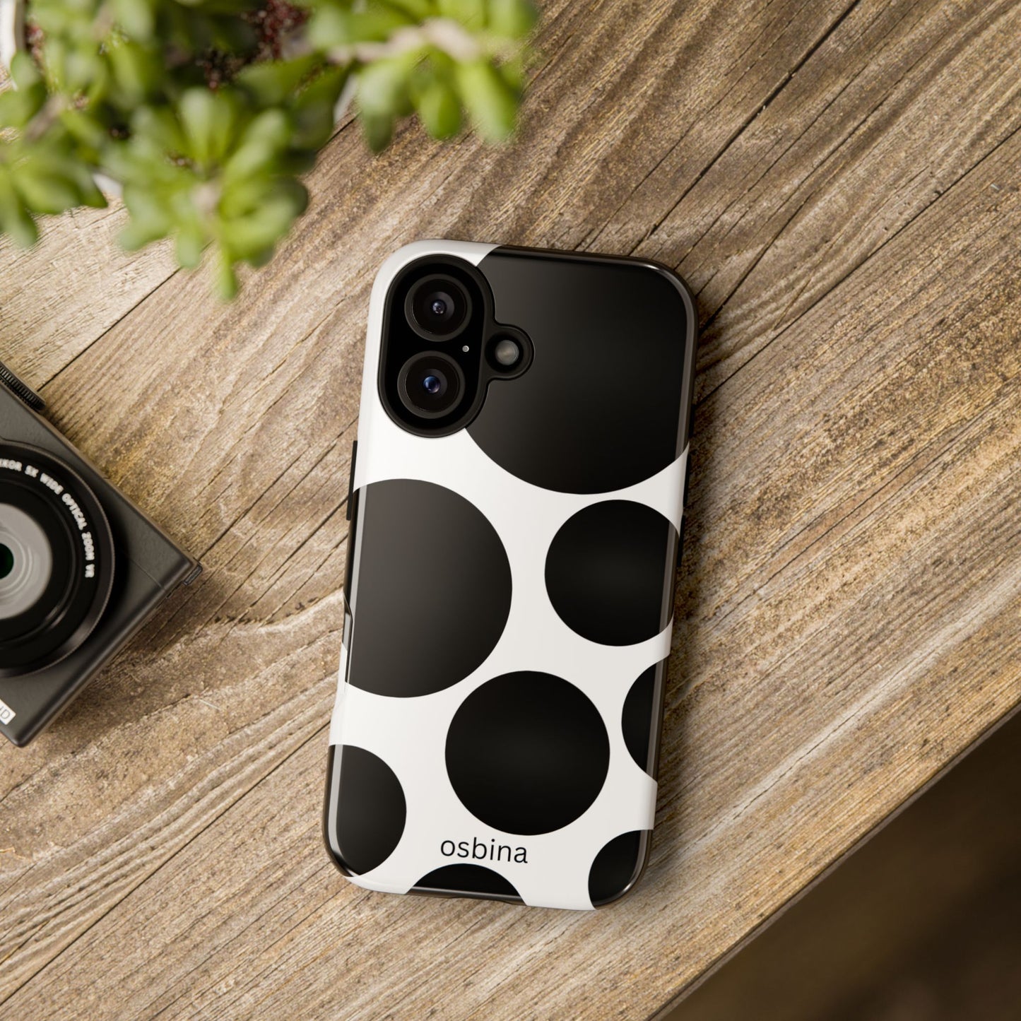osbina | The Noir Bubbles Phone Case | Modern Muse Collection