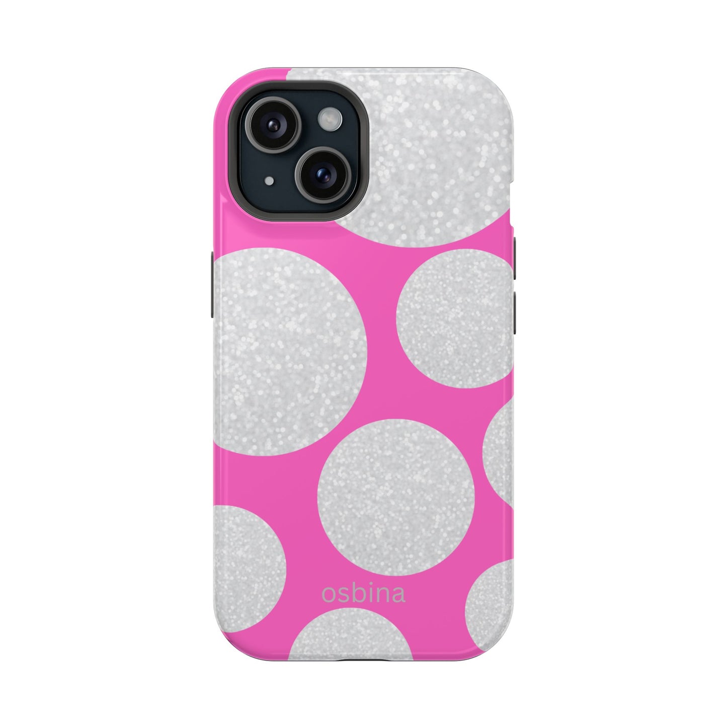 osbina | MagSafe compatible for iPhone | The Sparkling Bubbles Case | YAYOU Collection Supporting Shine Like Sable