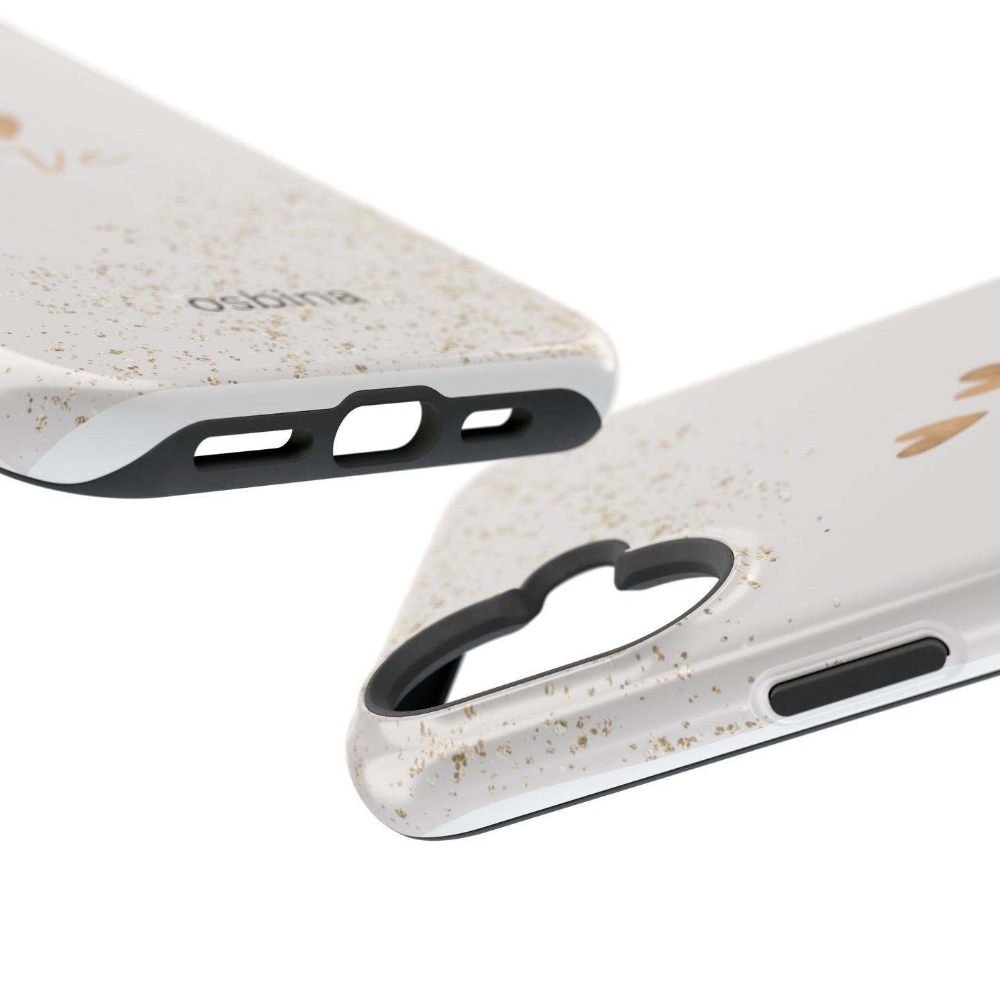 osbina | MagSafe compatible for iPhone | Golden Amour Phone Case | Modern Muse Collection