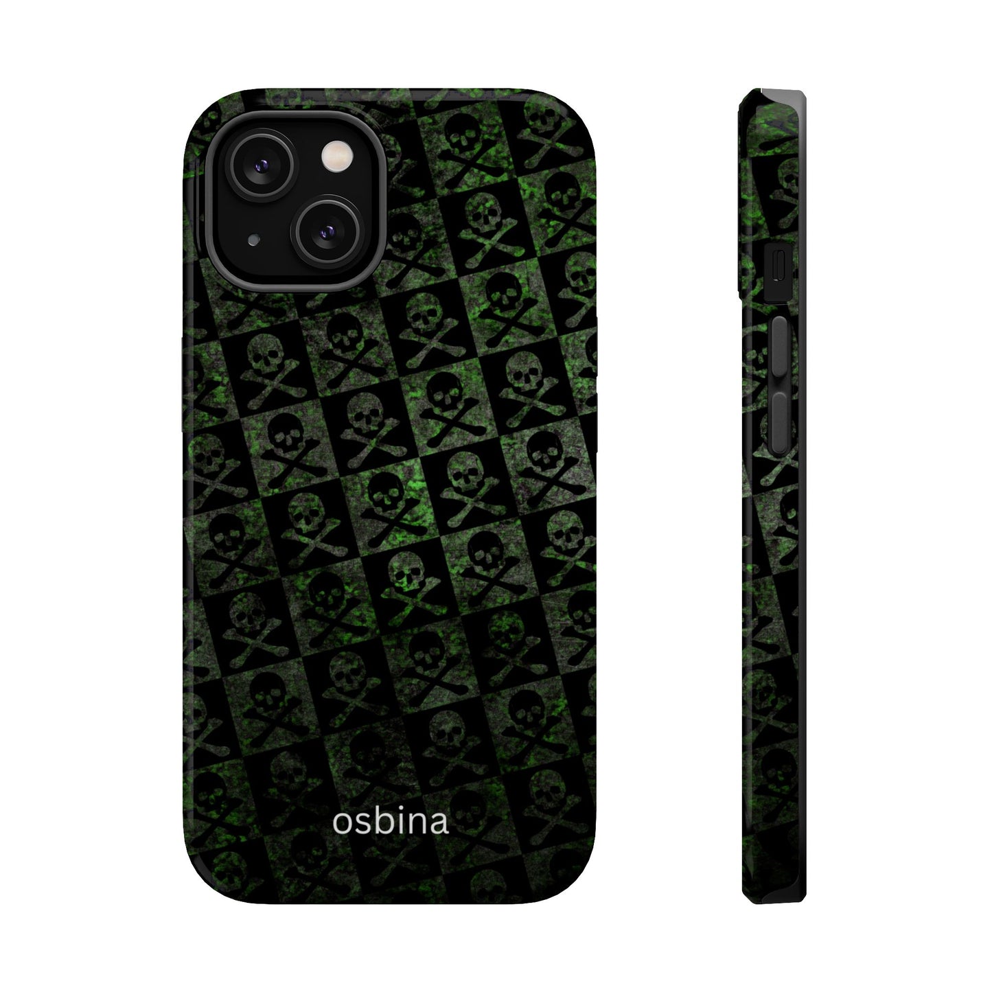 osbina | MagSafe compatible for iPhone | Skull & Crossbones Phone Case | Season Collective Collection