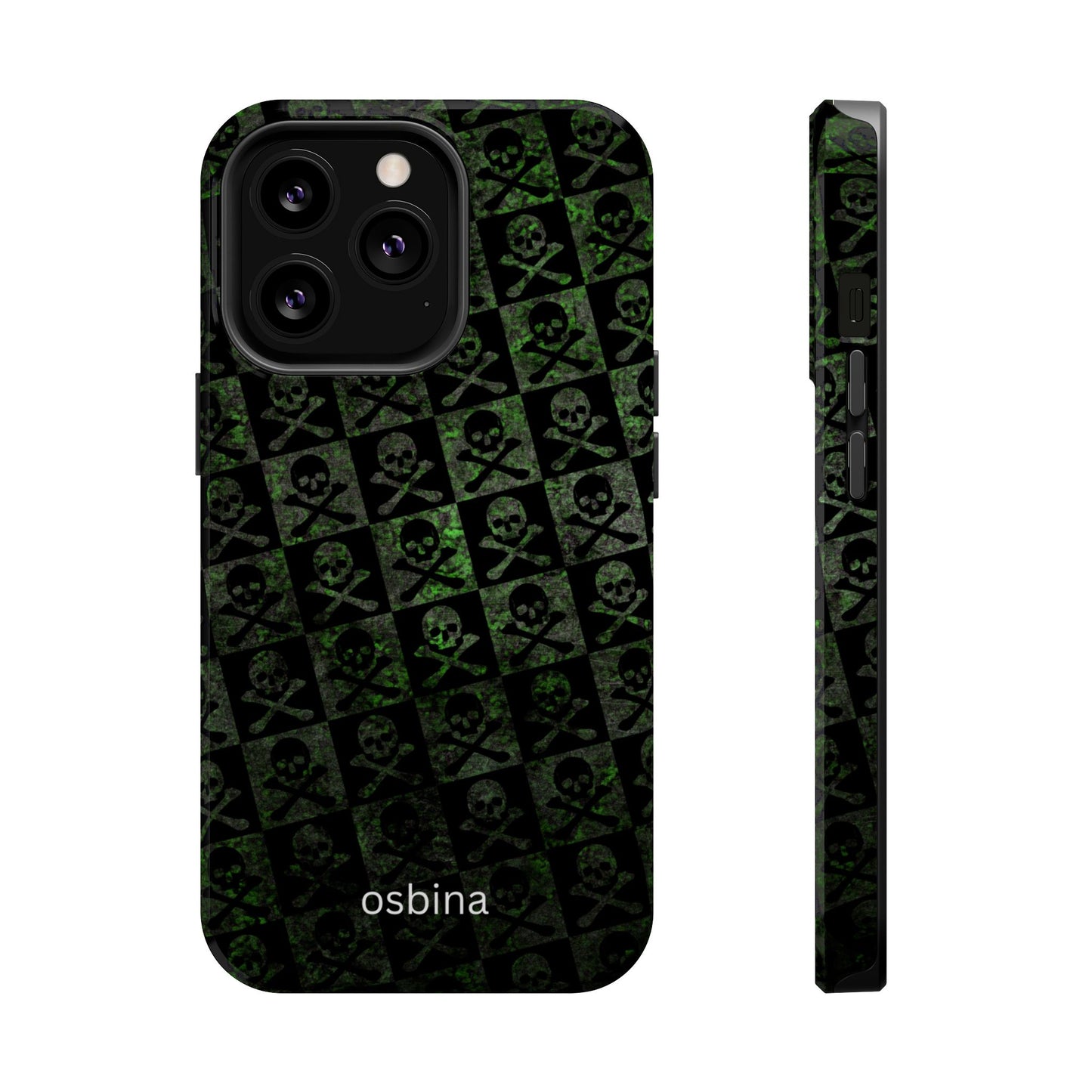 osbina | MagSafe compatible for iPhone | Skull & Crossbones Phone Case | Season Collective Collection