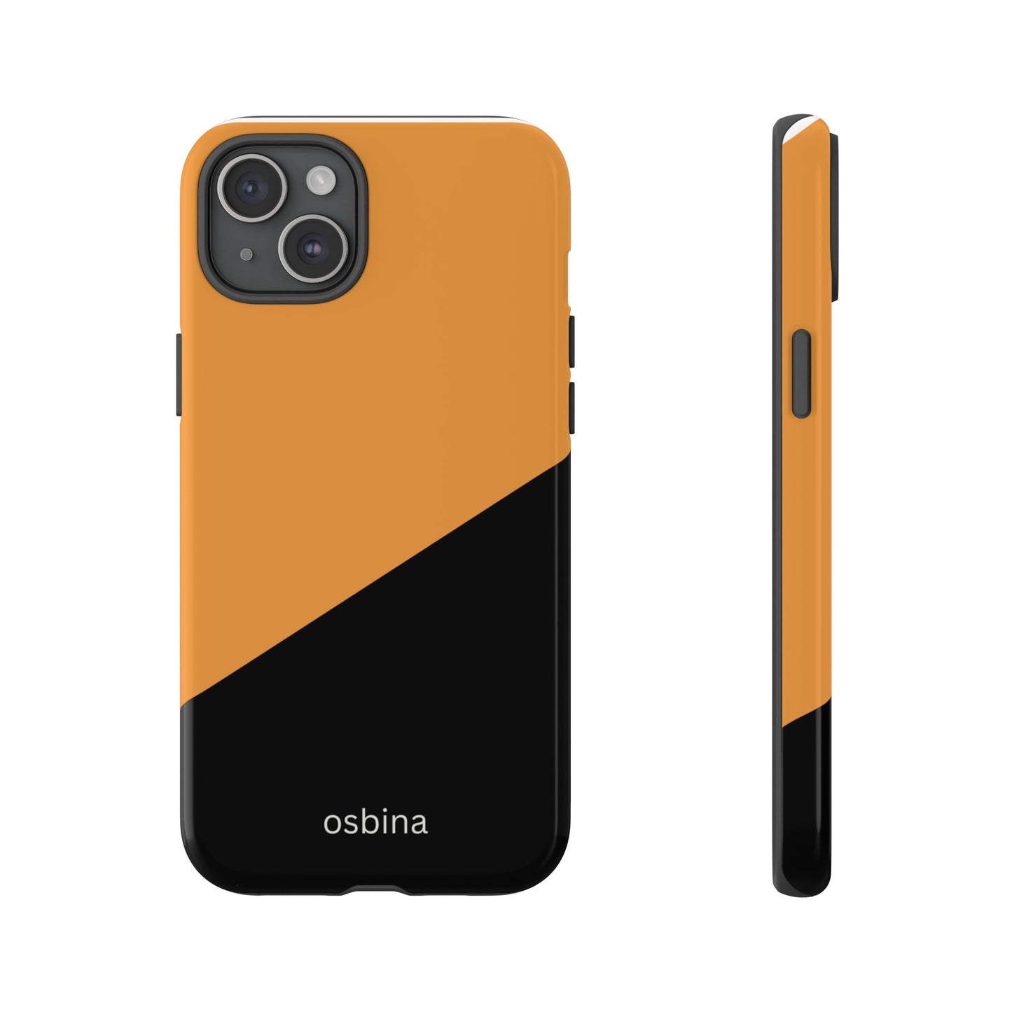 osbina | Bold Moves Only — The Orange + Black Split Diagonal Case | The Season Collective