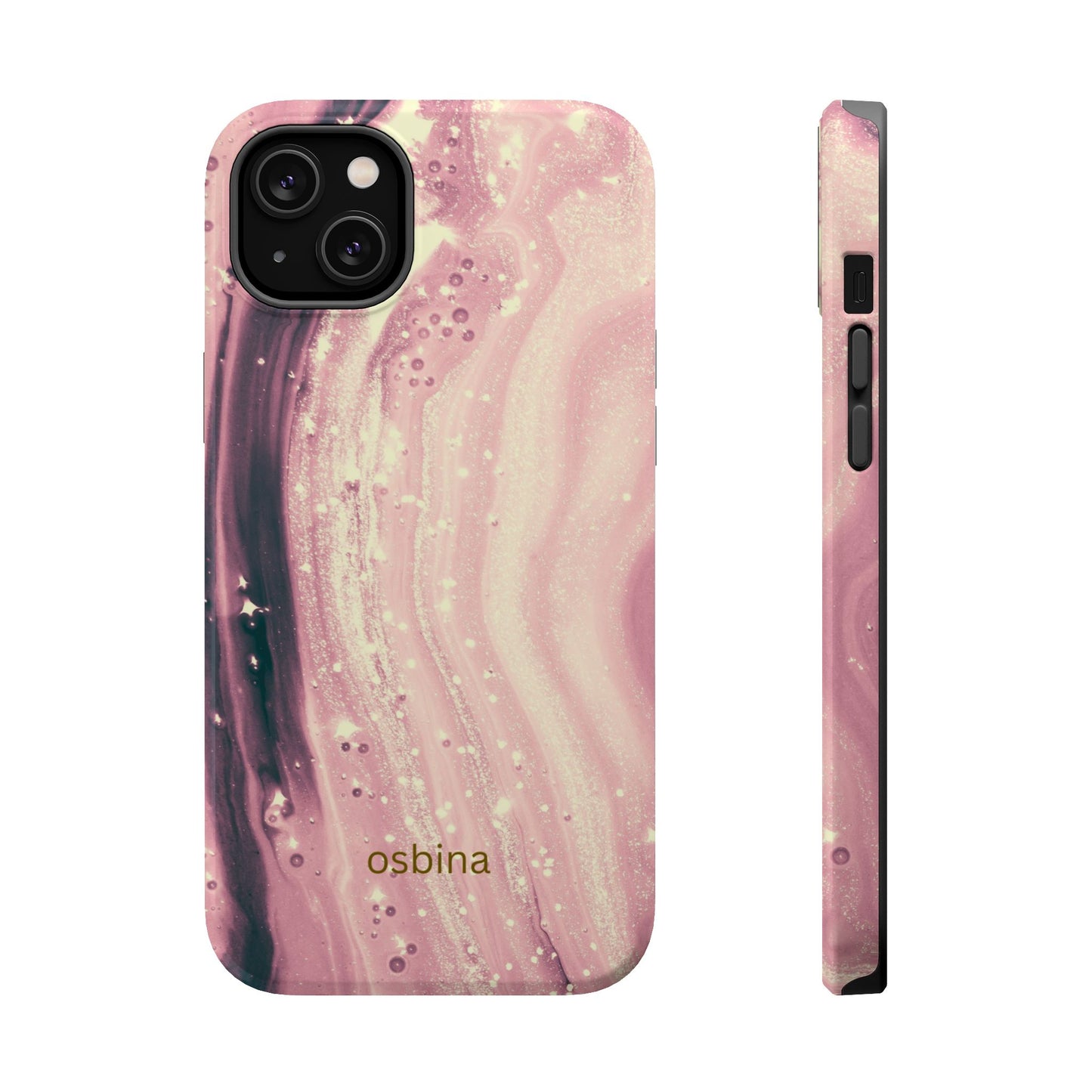 osbina | MagSafe compatible for iPhone | The Amethyst Glow Phone Case | Modern Muse Collection