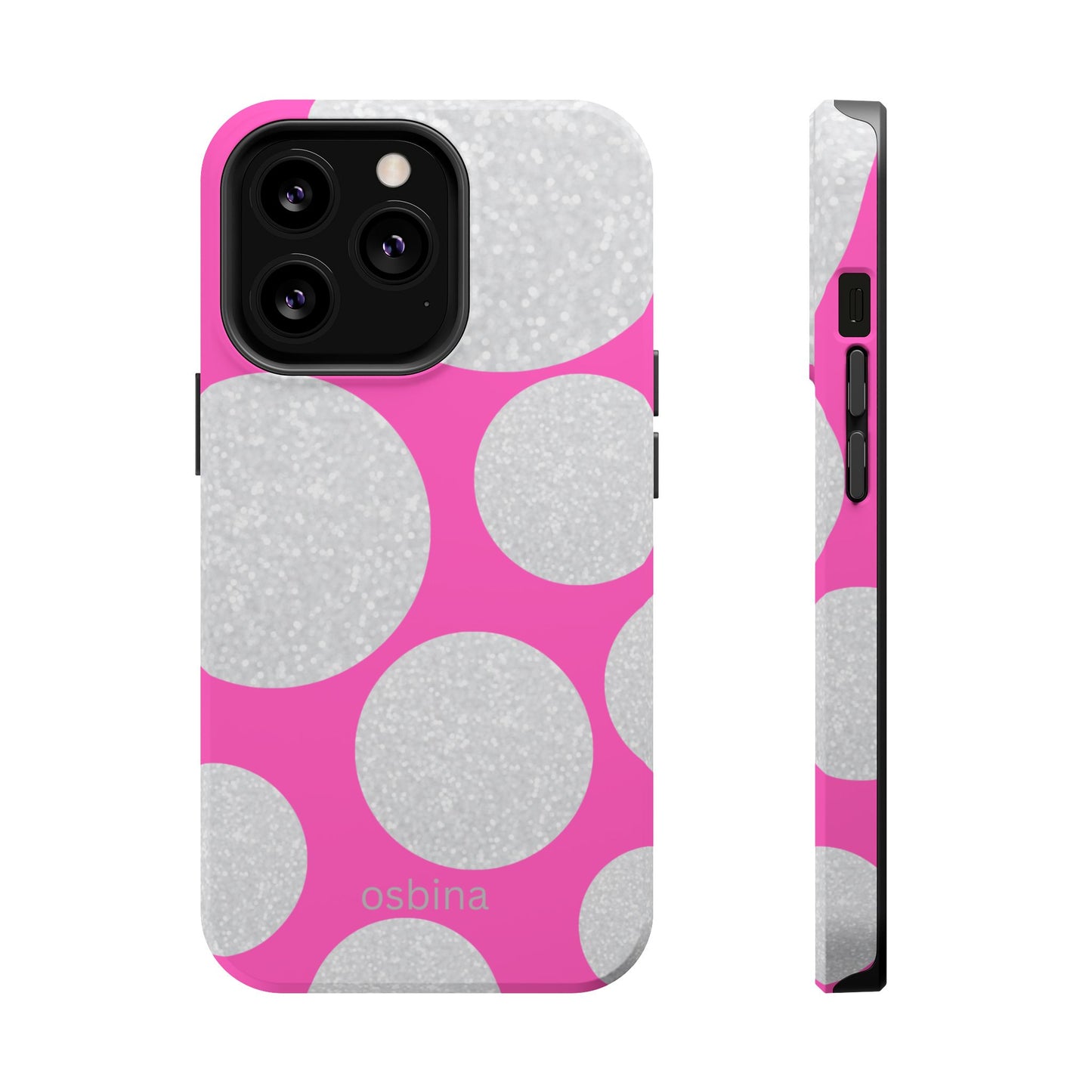 osbina | MagSafe compatible for iPhone | The Sparkling Bubbles Case | YAYOU Collection Supporting Shine Like Sable