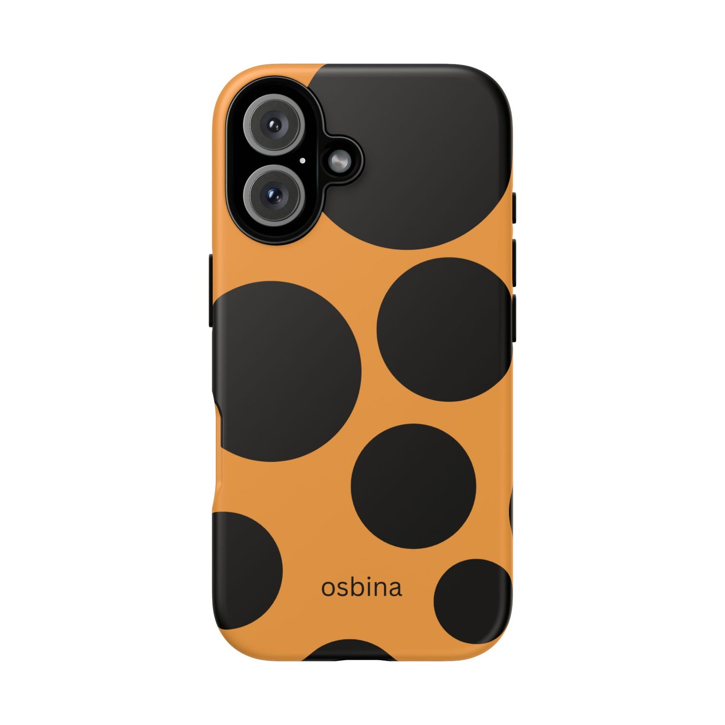 osbina | The Bubble Statement Case in Orange + Black | The Season Collective